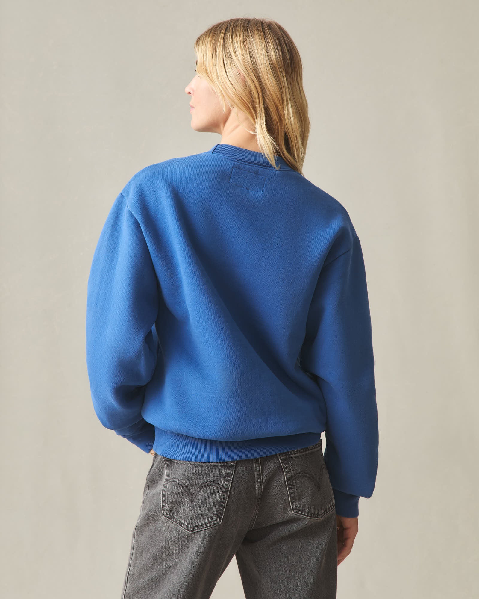 Unisex American Vintage Crew Sweatshirt - Blue Quartz - Image 5