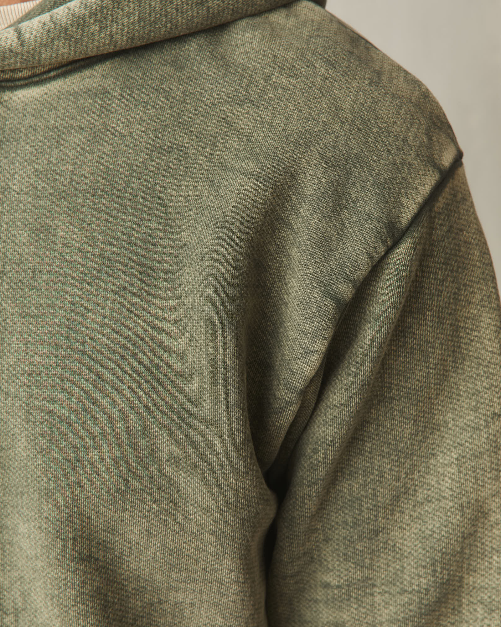 Unisex American Vintage Pullover - Mineral Wash Deep Olive - Image 7