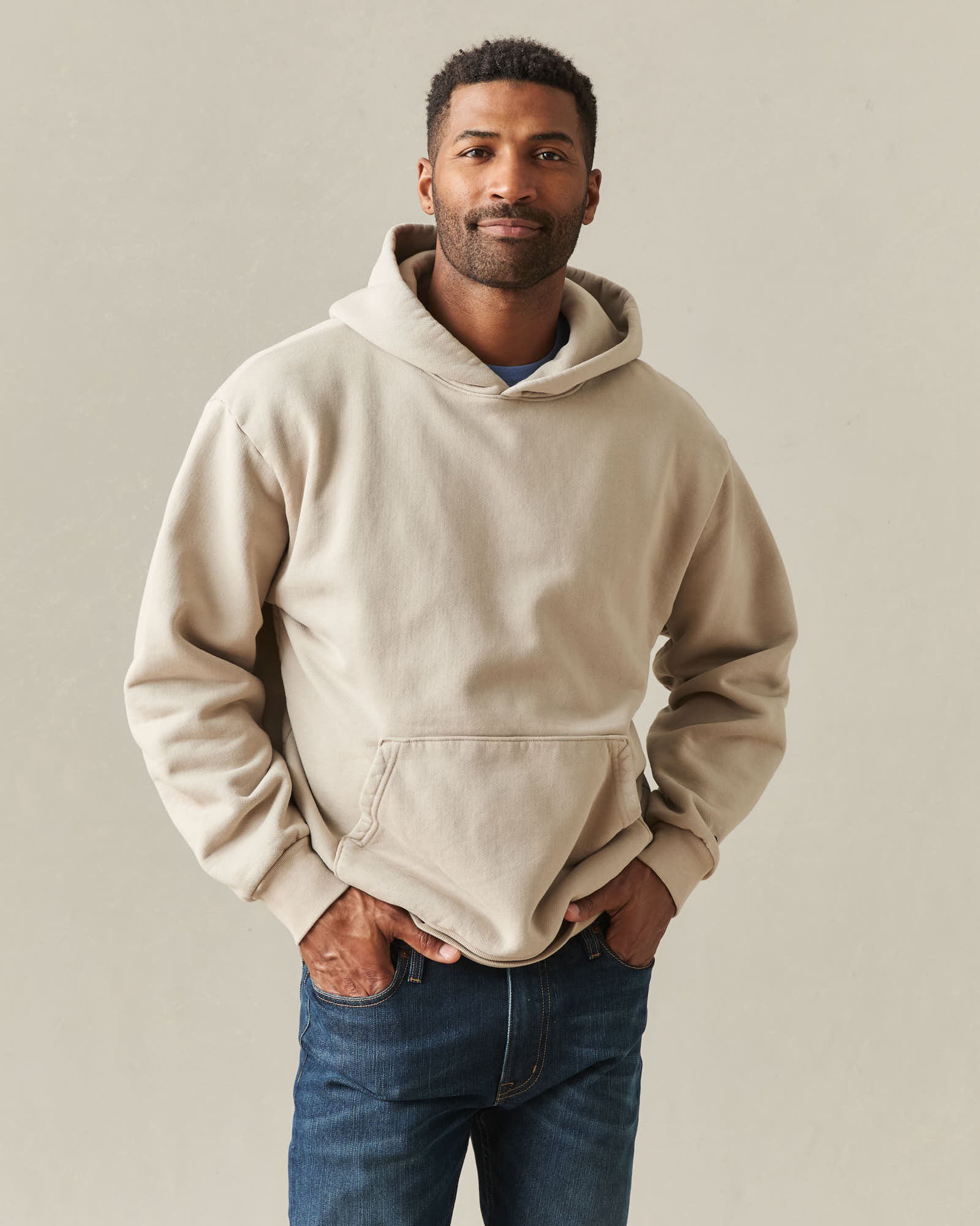 Unisex American Vintage Pullover - Reactive Cobblestone - Image 2