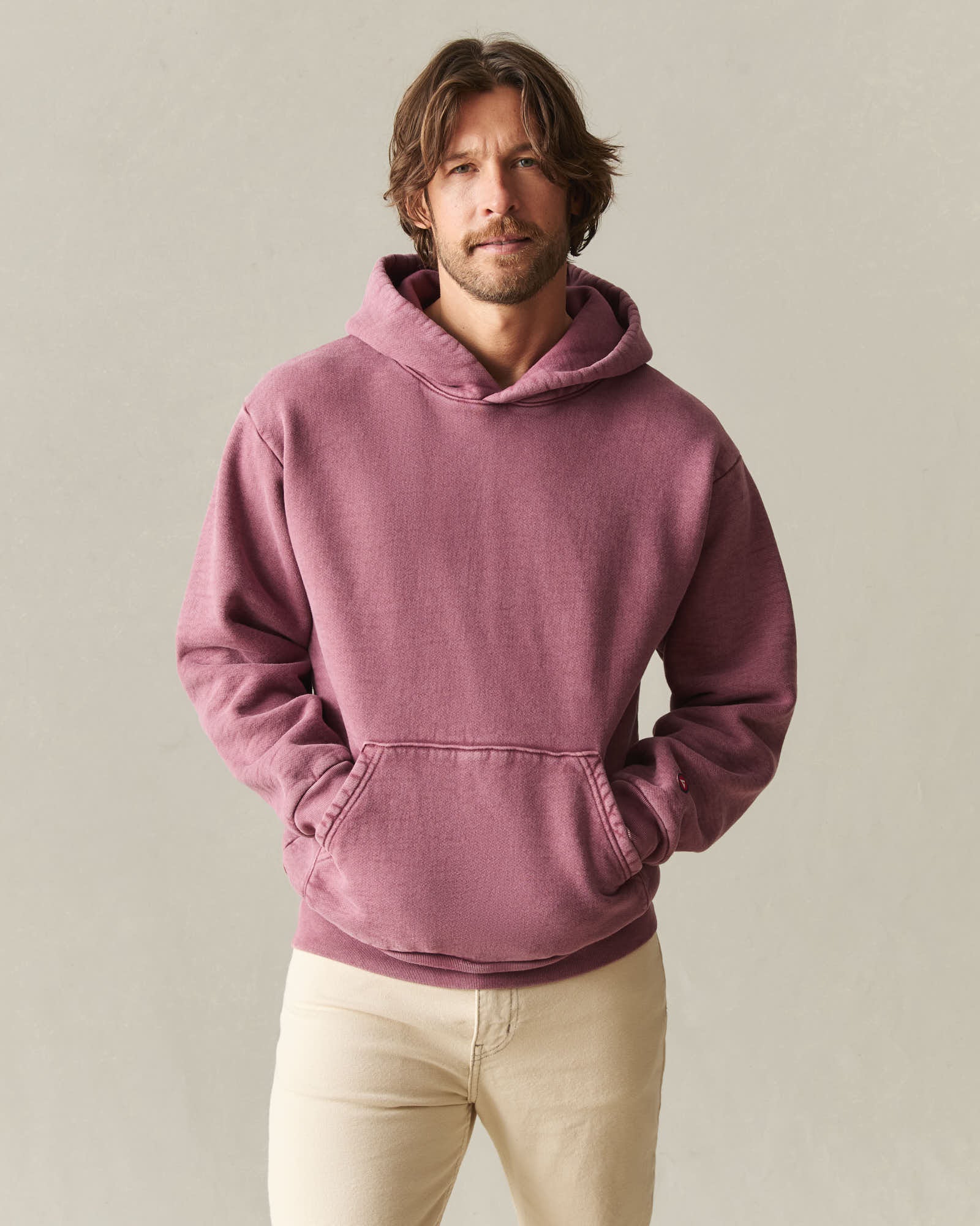 Unisex American Vintage Pullover - Stone Wash Wild Ginger - Image 2