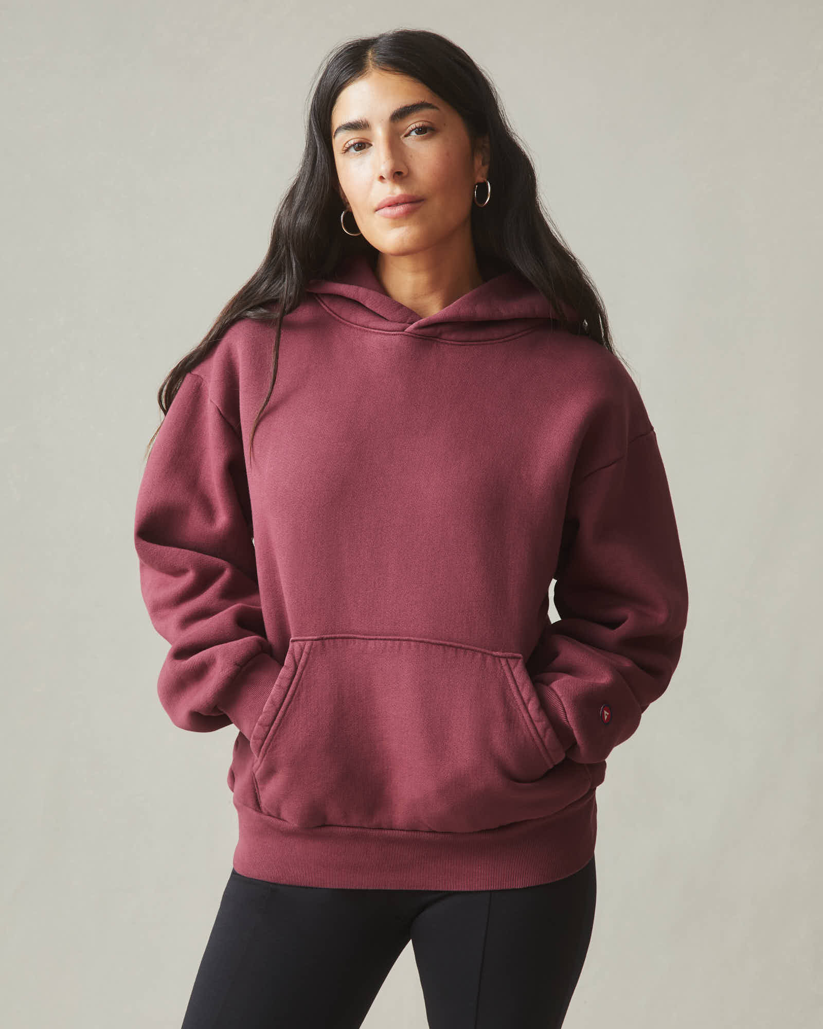 Unisex American Vintage Pullover - Zinfandel - Image 3