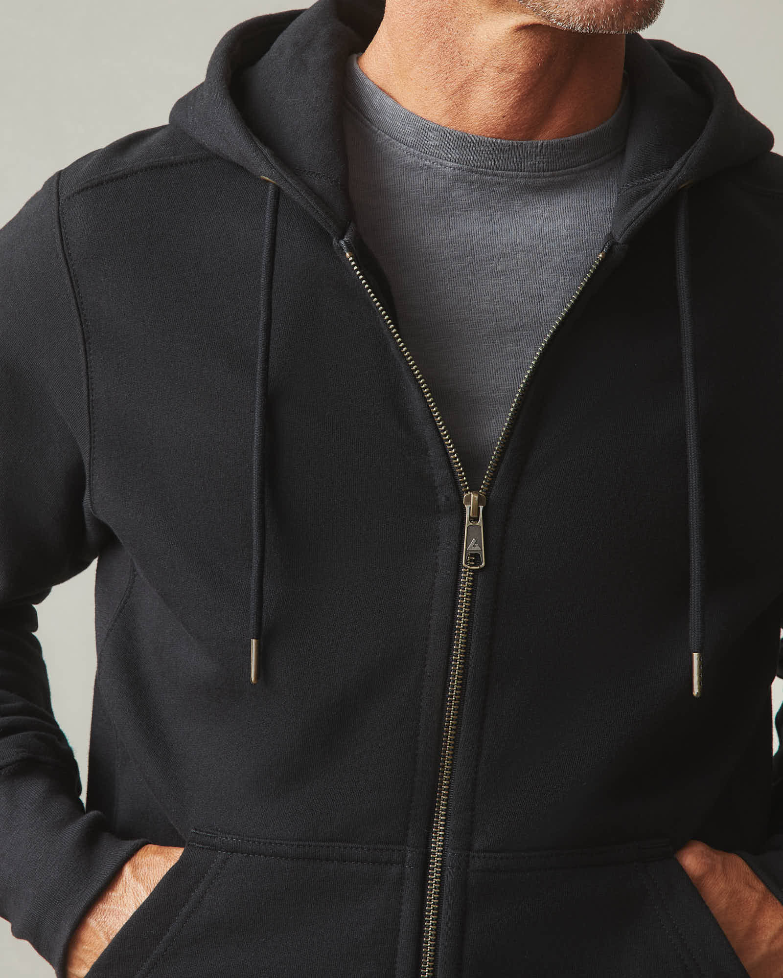 Men's Classic Full Zip - Black - Image 5