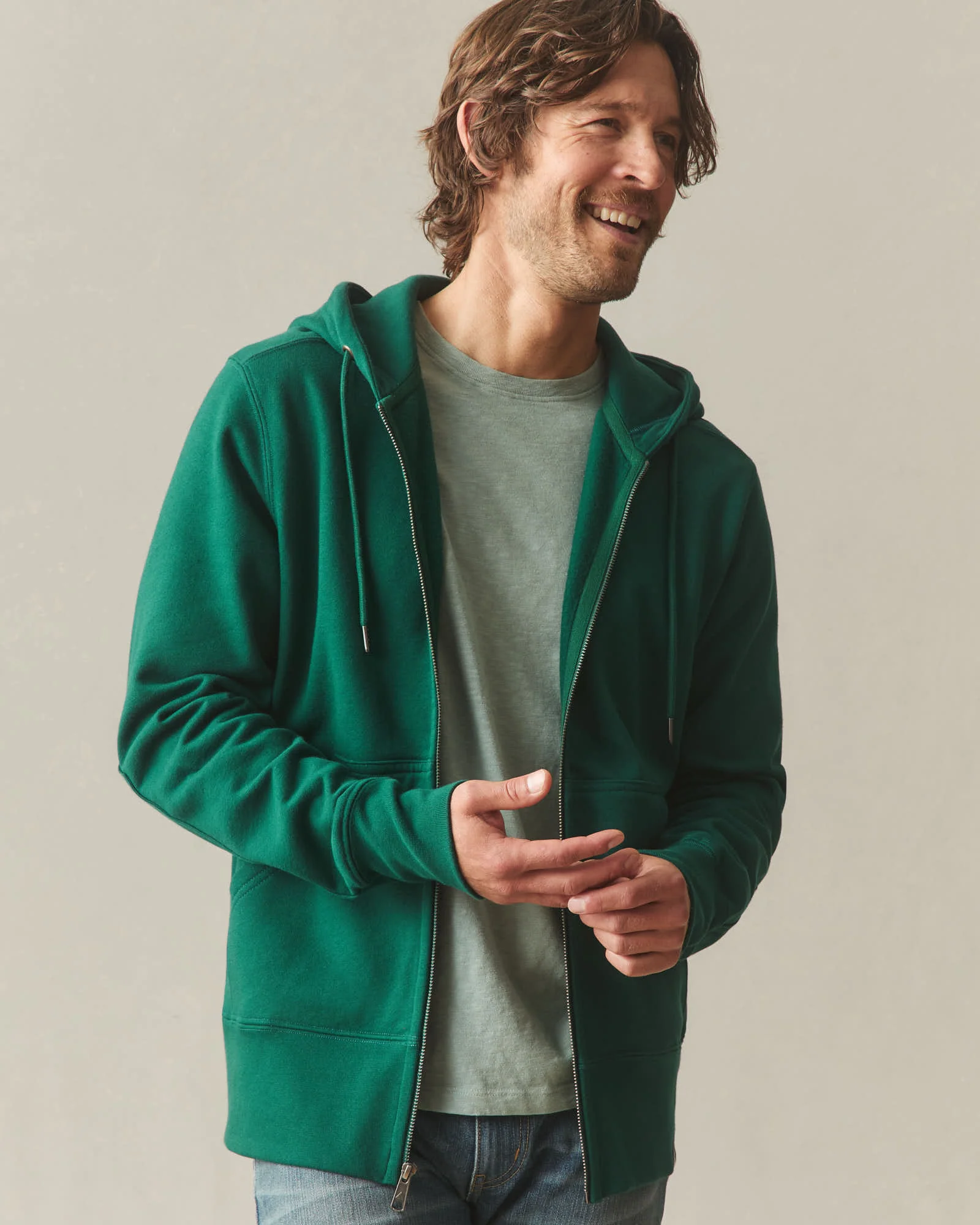 Men's Classic Full Zip - Botanical Garden - Image 3