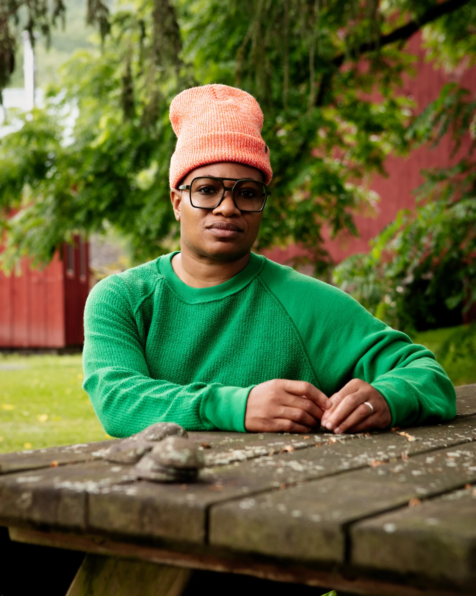 Dave Ortiz Inside Out Beanie - Orange - Image 4
