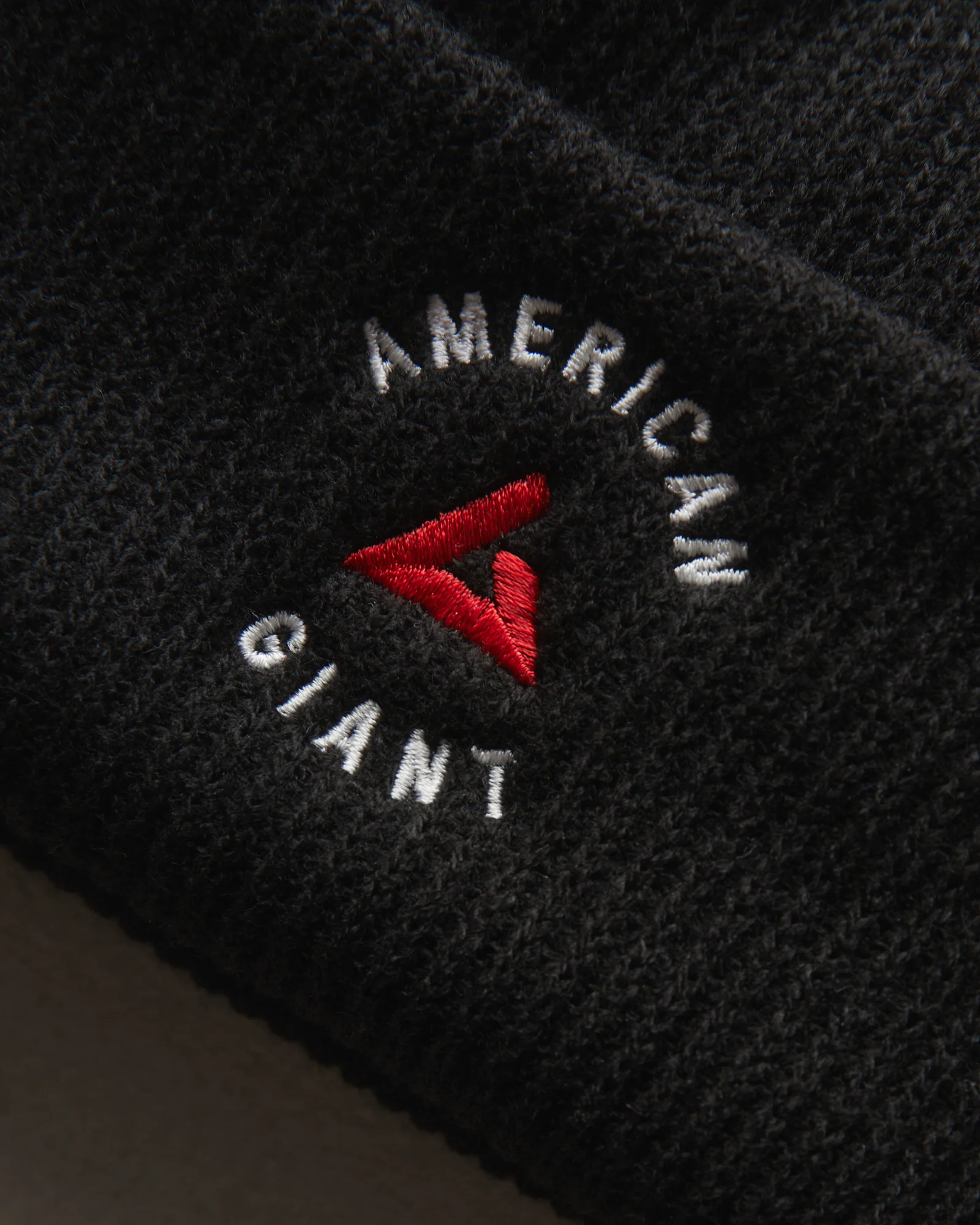 Embroidered Beanie - Black - Image 3
