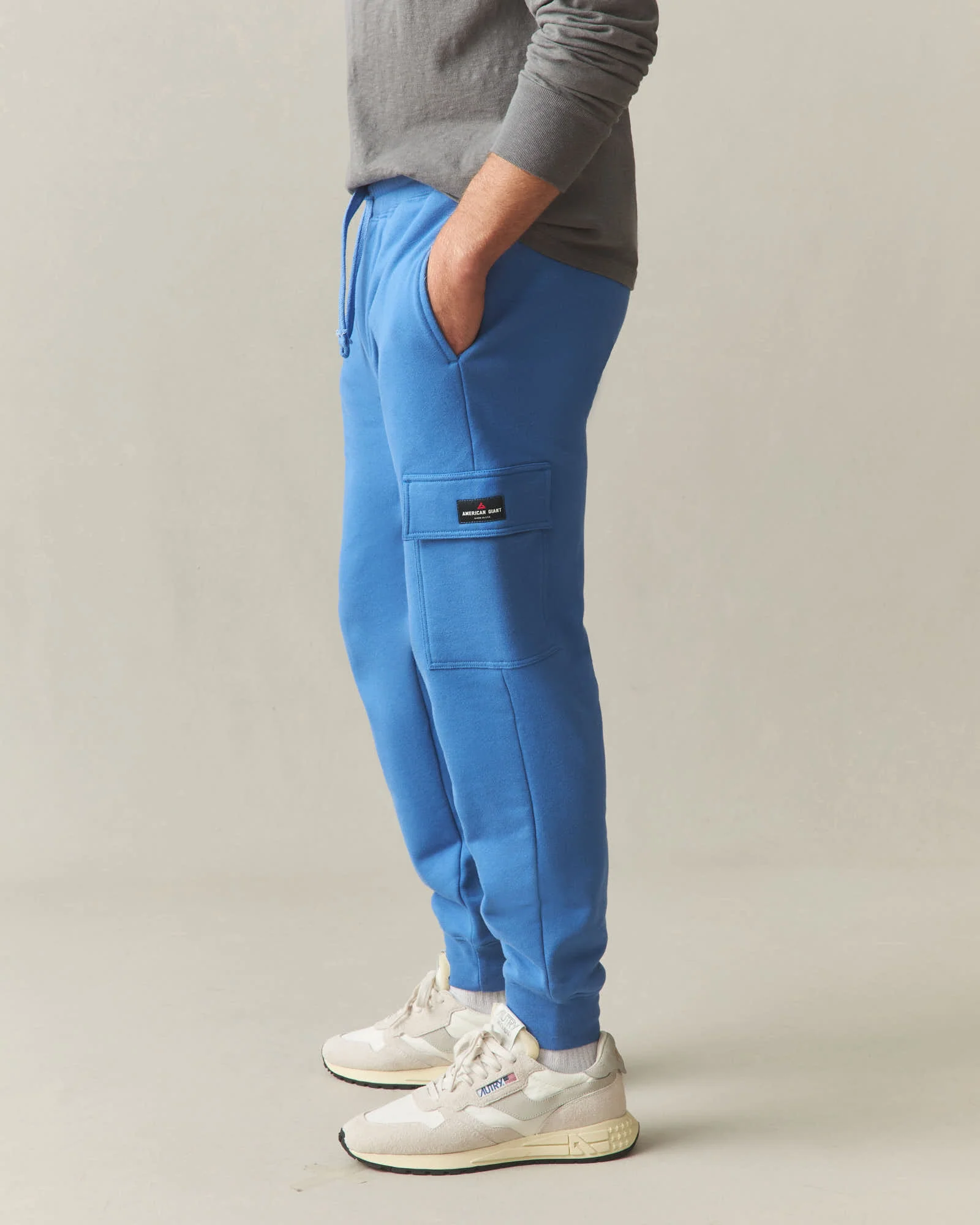 Men's Cargo Jogger - Bright Cobalt - Image 3