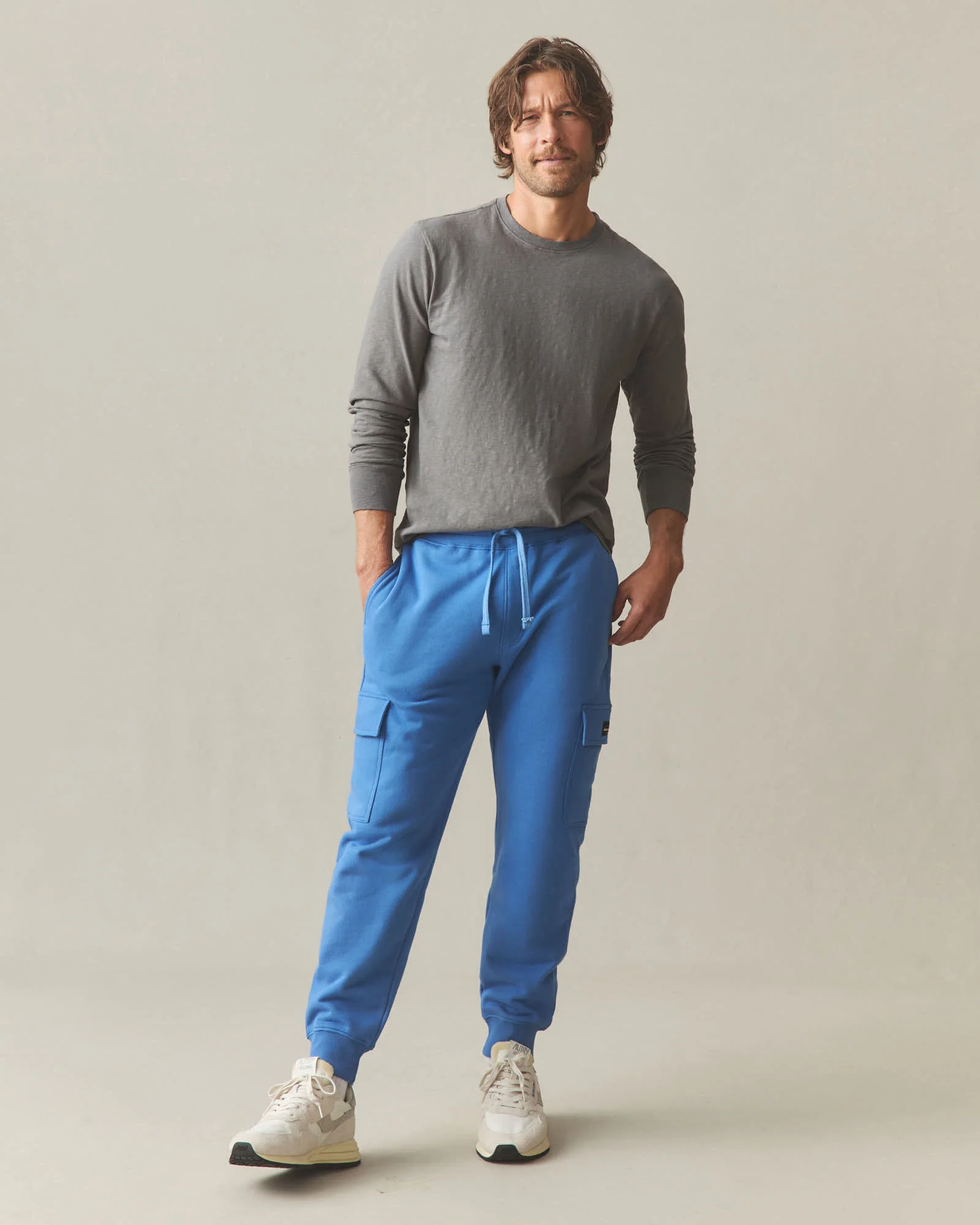 Men's Cargo Jogger - Bright Cobalt - Image 6