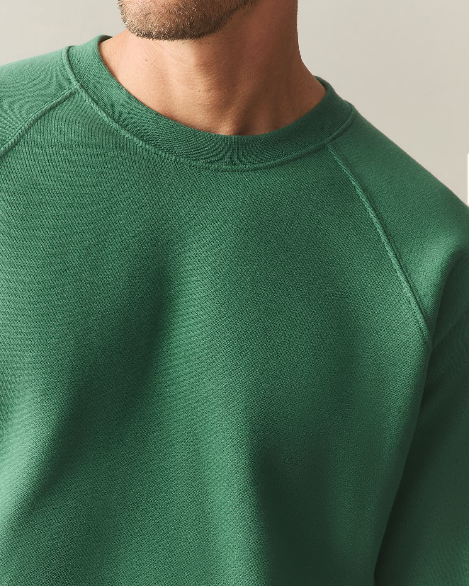 Men's Midweight Crewneck - Hunter Green - Image 5