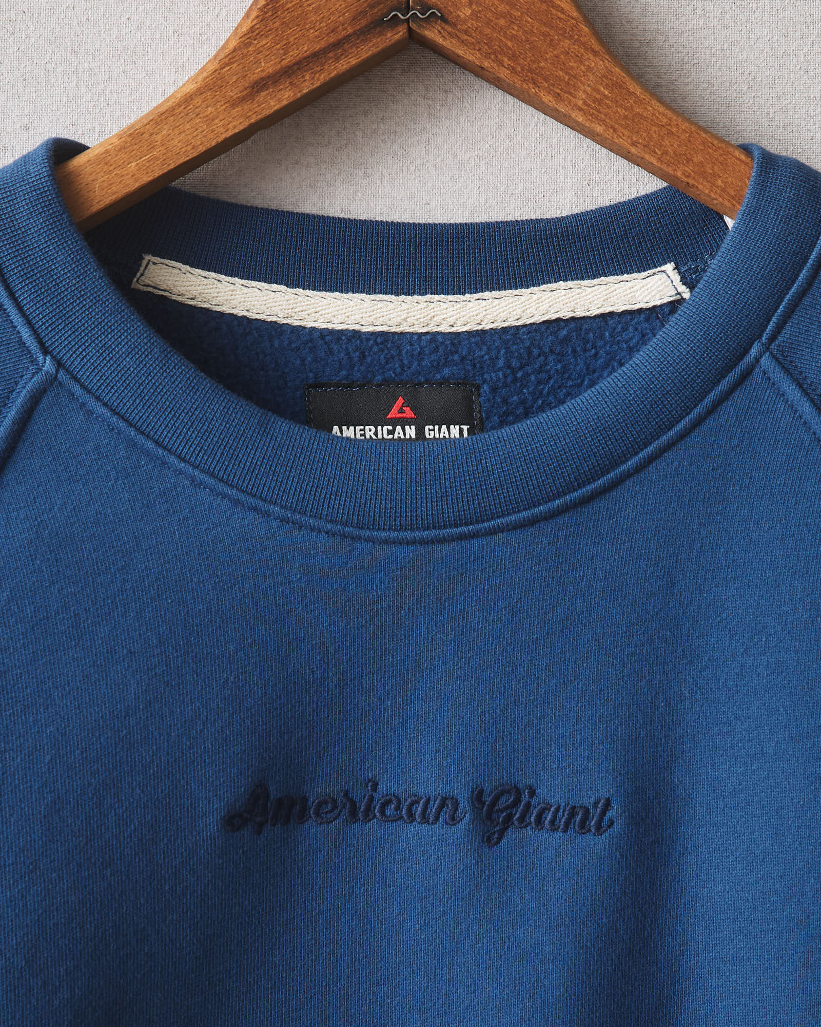 Men's Midweight Crewneck - Navy Peony - Image 4