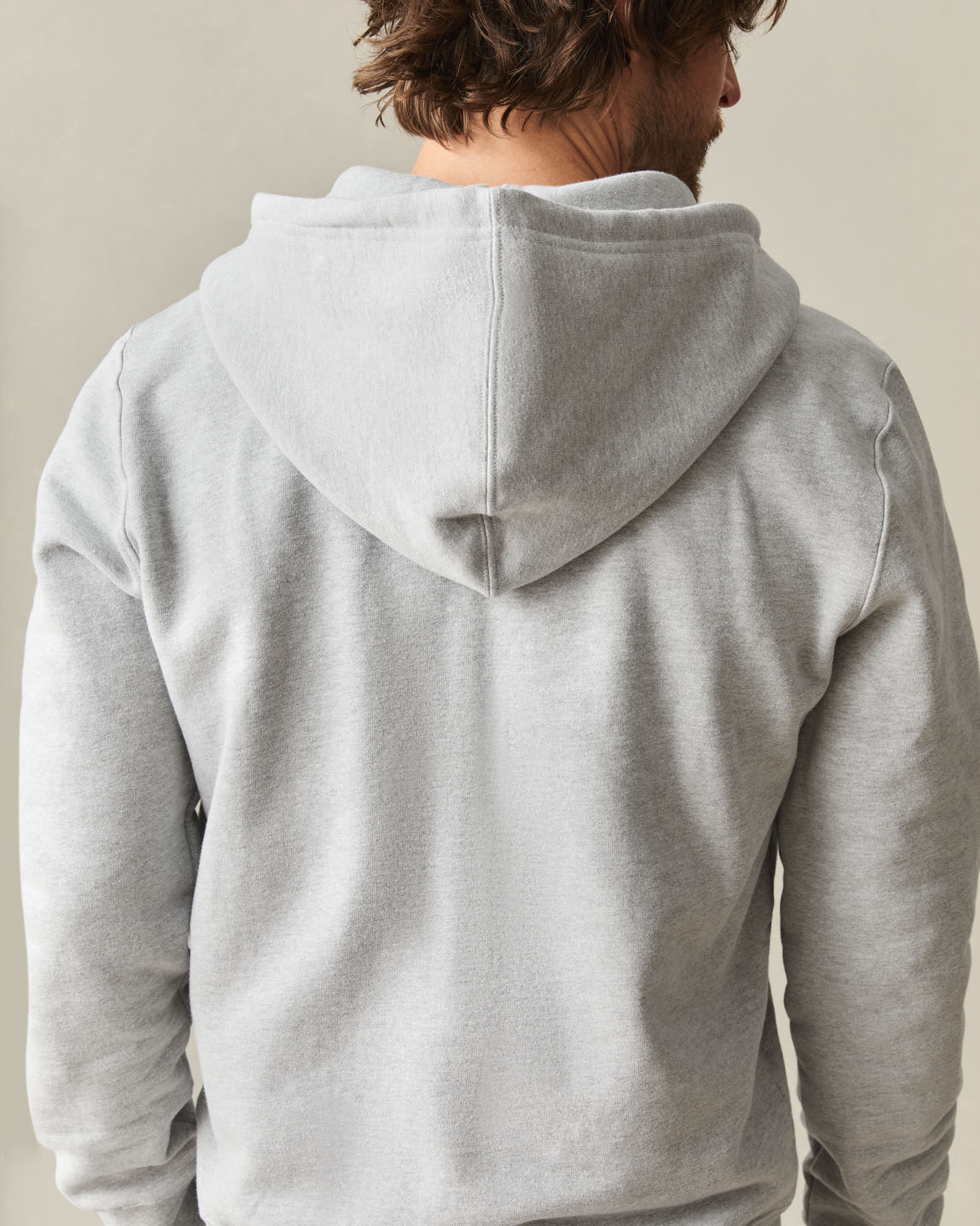 Men's Midweight Full Zip - Athletic Heather - Image 6
