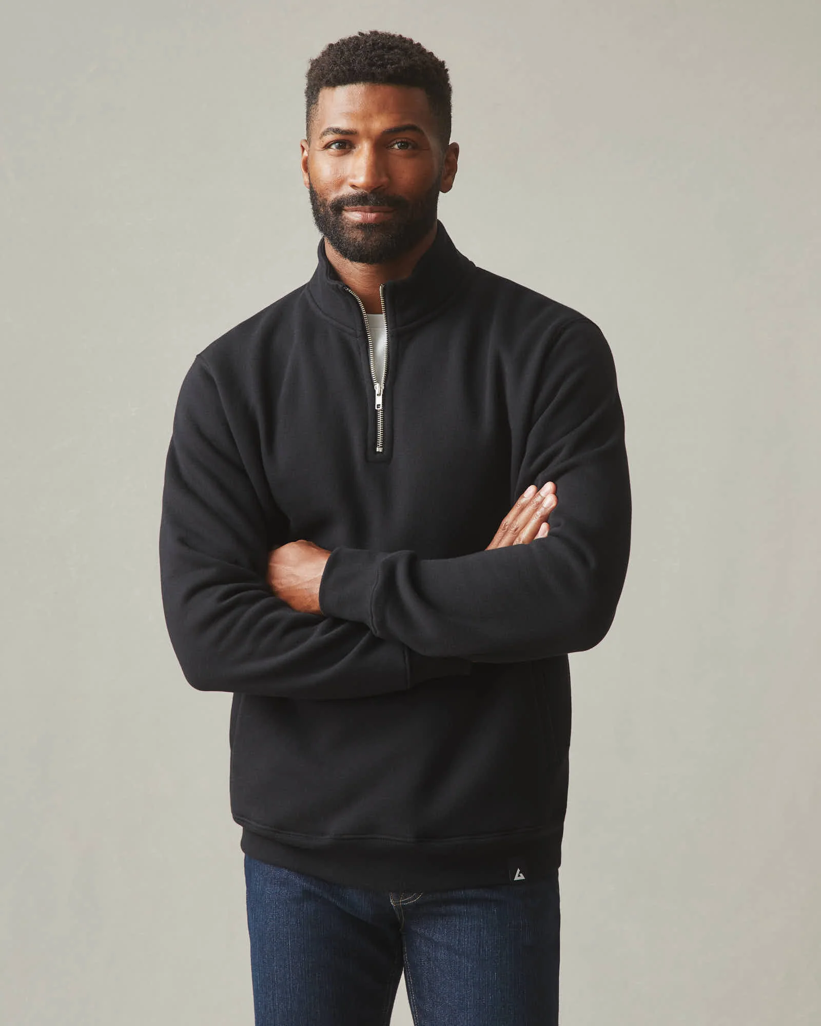 Men's Carolina Quarter Zip - Black