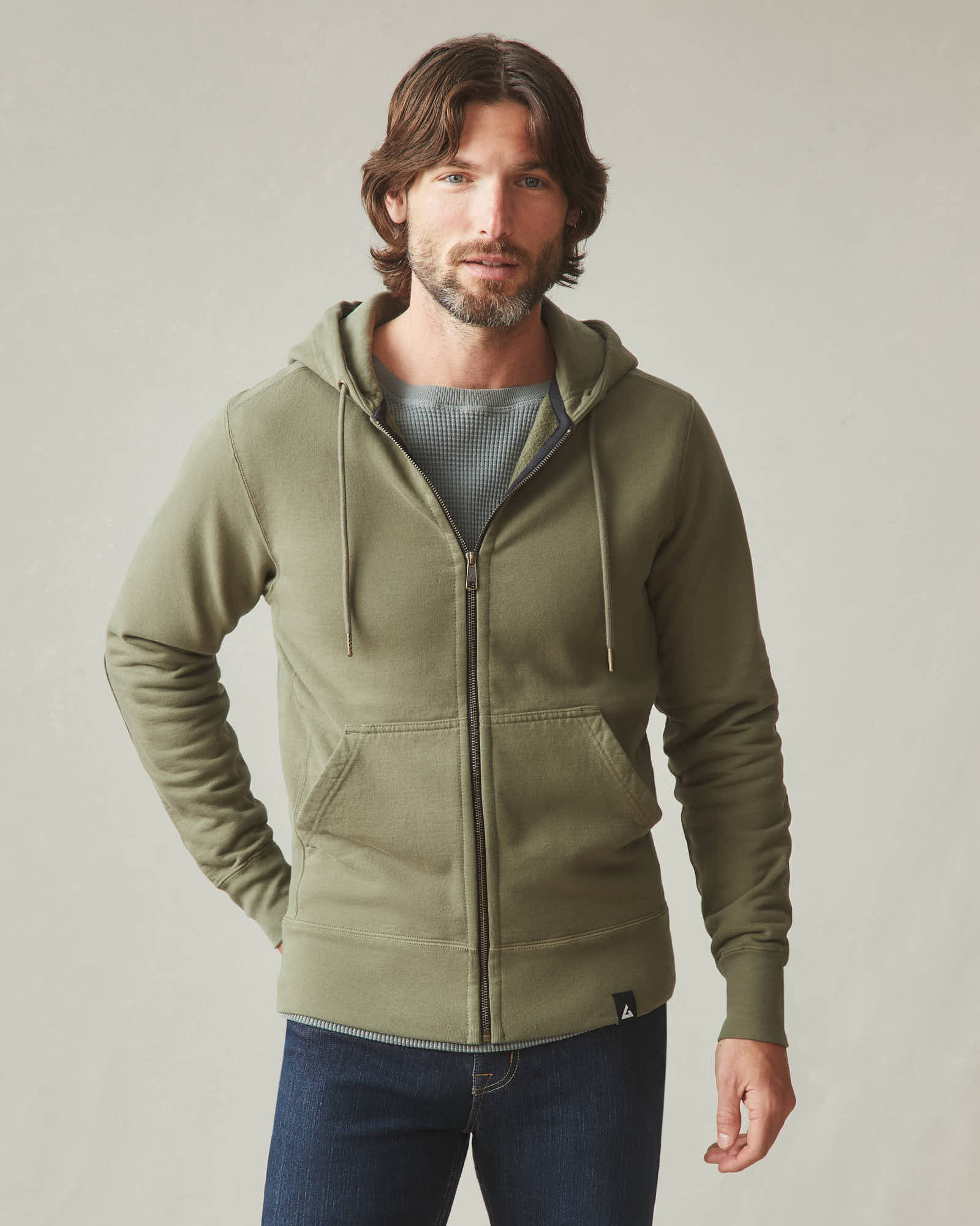 Men's Classic Full Zip - Artichoke