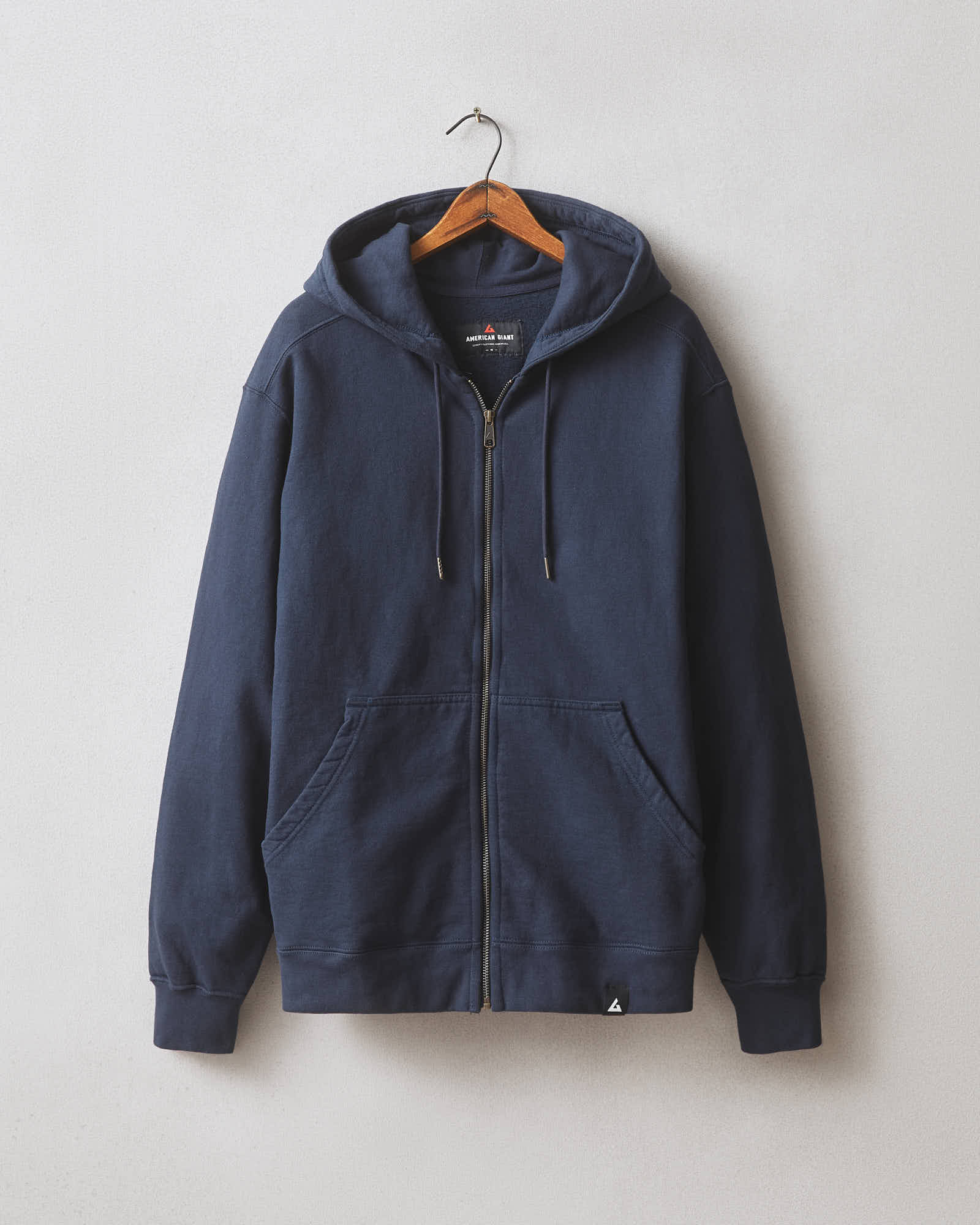 Men's Relaxed Classic Full Zip - Oxford Blue - Image 8