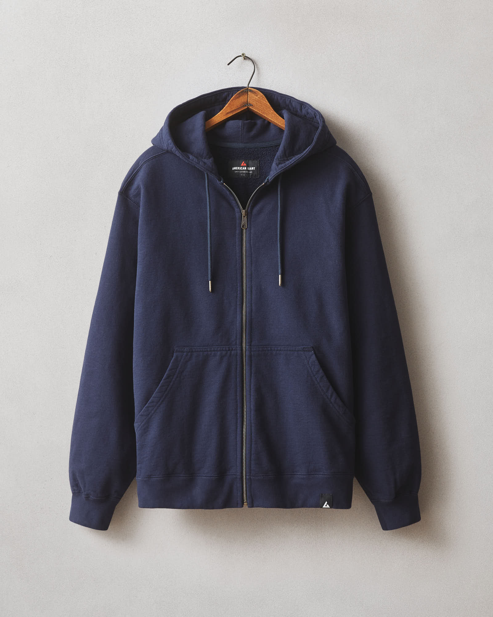 Men's Relaxed Classic Full Zip - True Navy