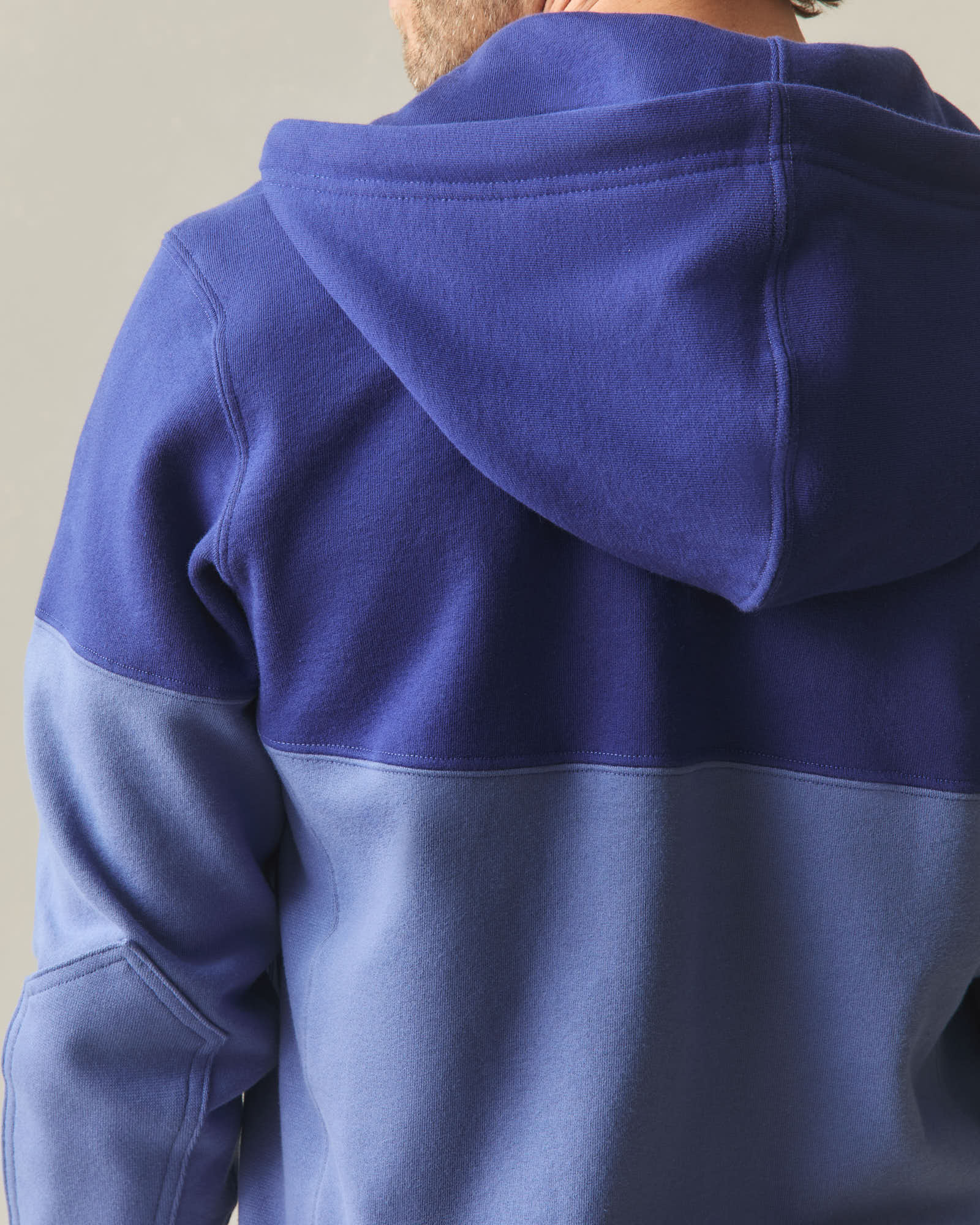 Men's Classic Full Zip Split Seam Vault - Blueprint Coastal Fjord - Image 7