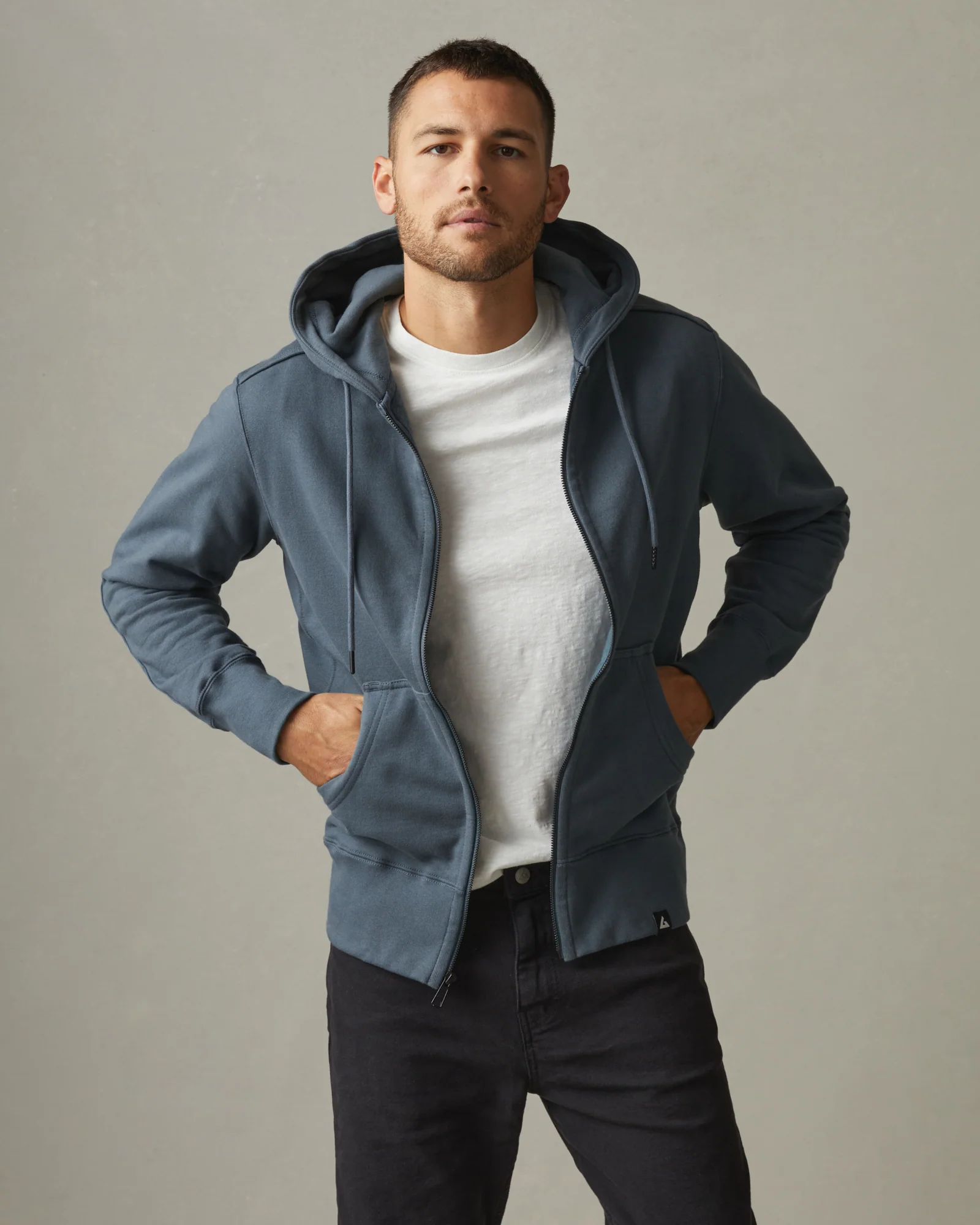Men's Classic Full Zip - Vintage Indigo