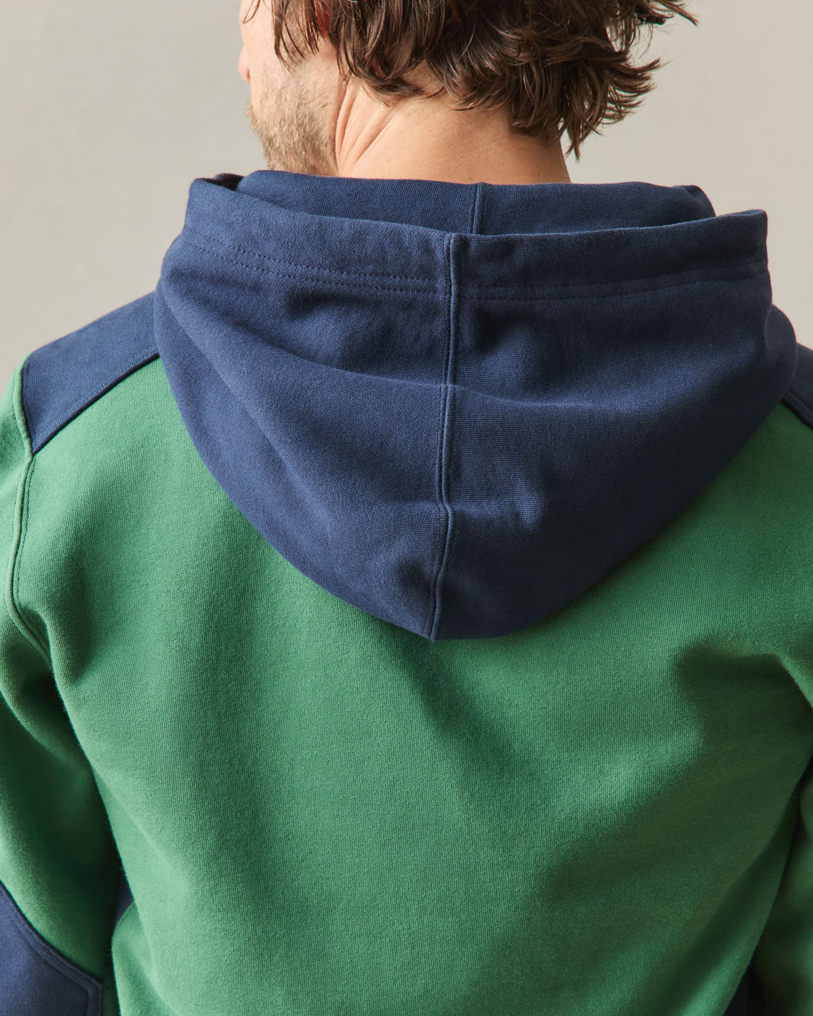Men's Classic Pullover Vault - Hunter Green Oxford Blue - Image 6