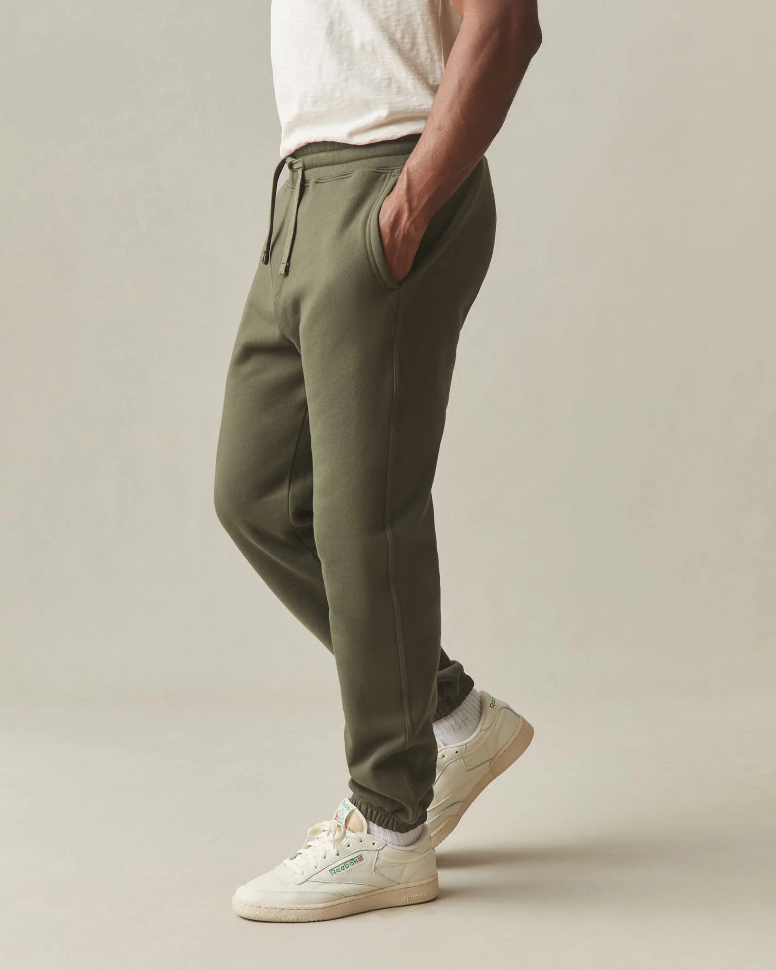 Men's Classic Sweatpant - Deep Olive - Image 3