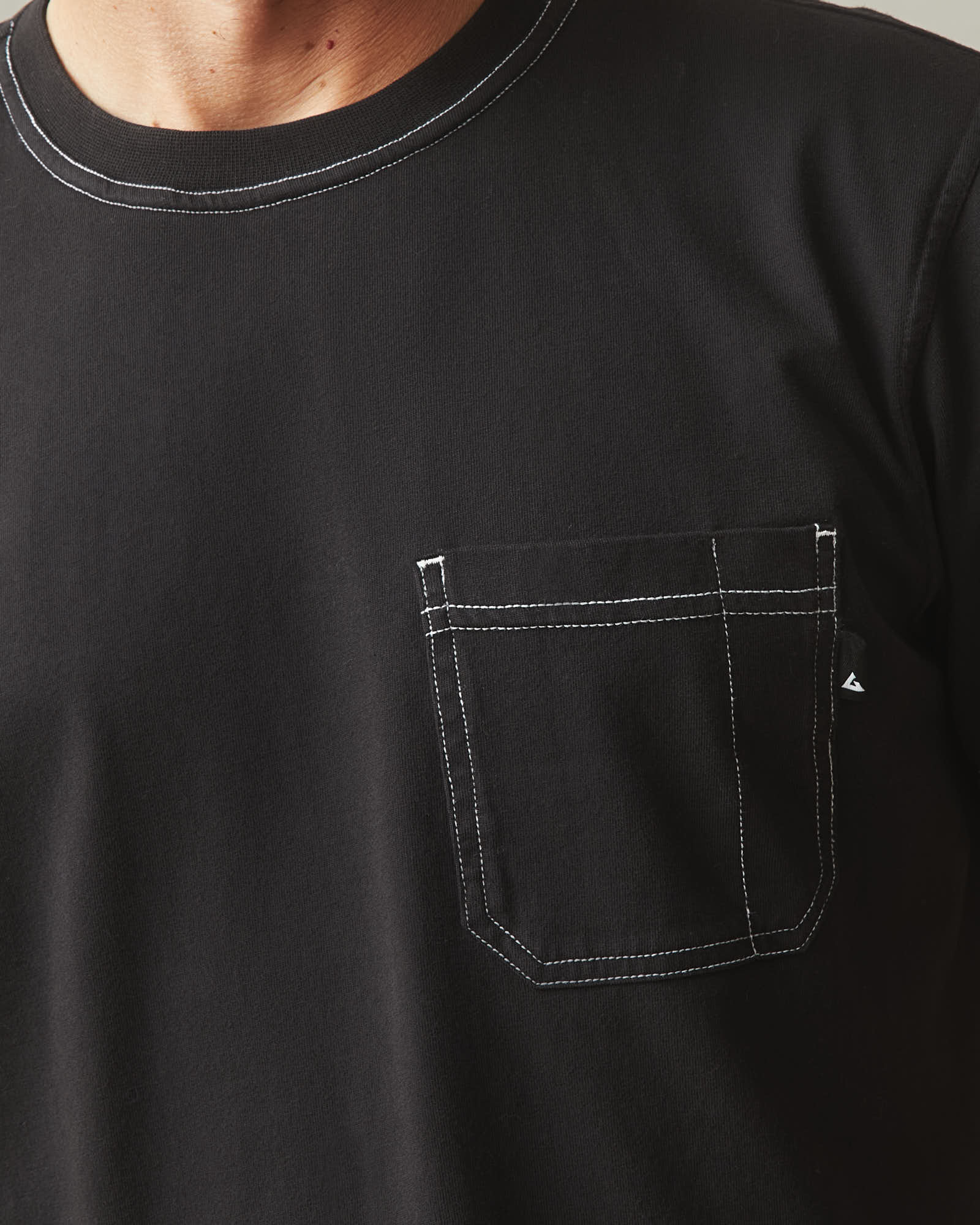 Men's Utility Pocket Tee - Black - Image 3