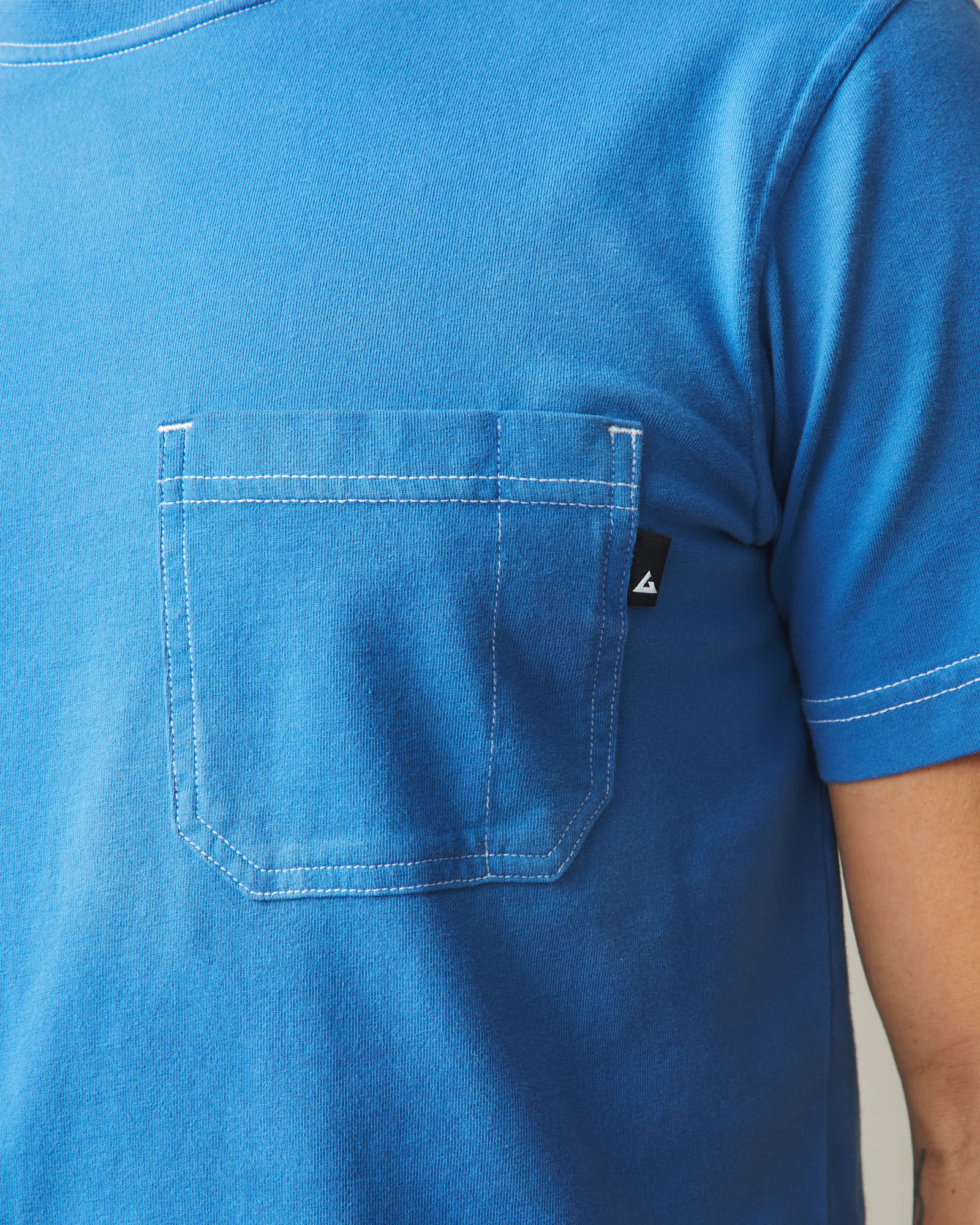 Men's Utility Pocket Tee - Classic Blue - Image 3