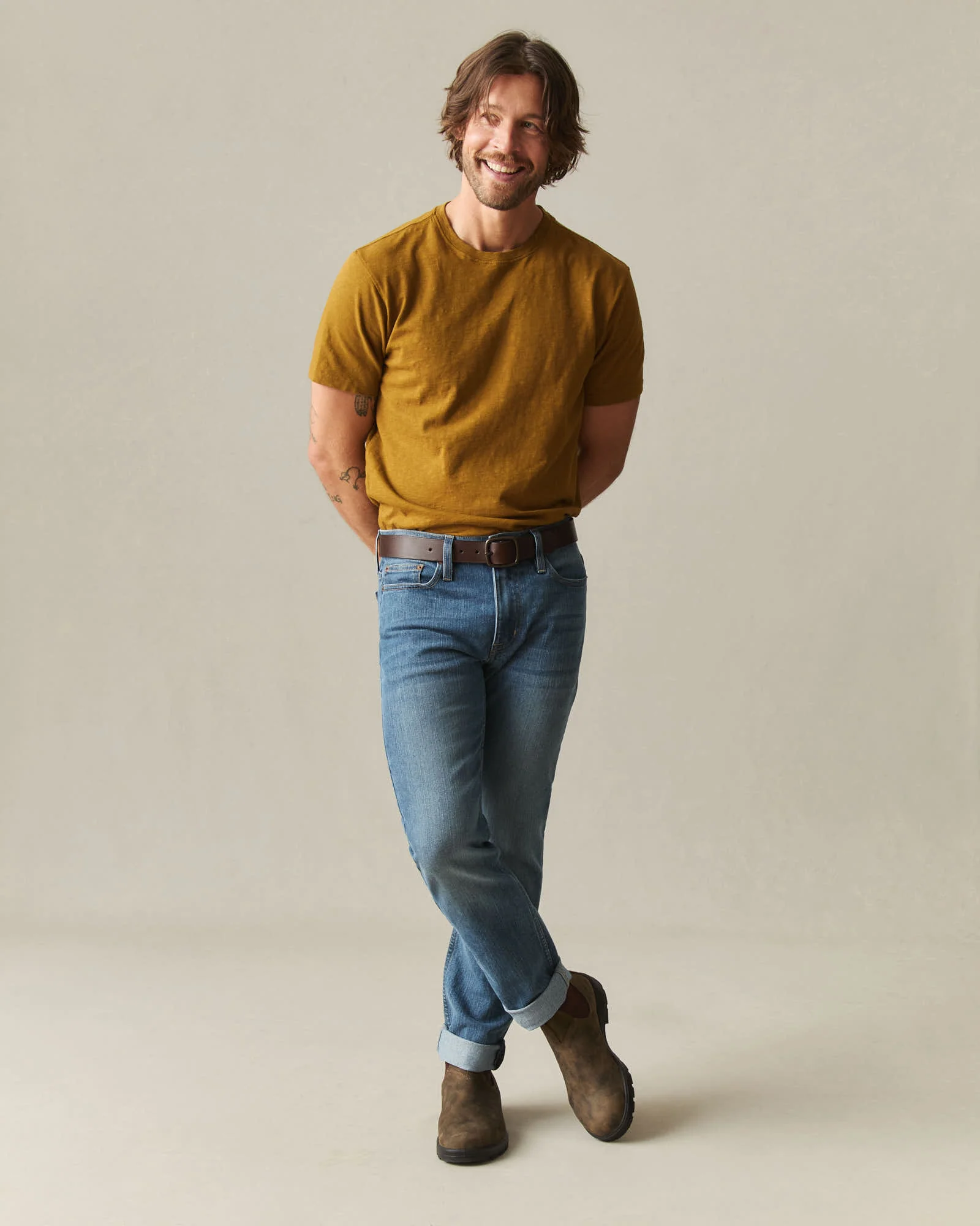 Men's Dakota Straight Pant - Medium Wash - Image 7