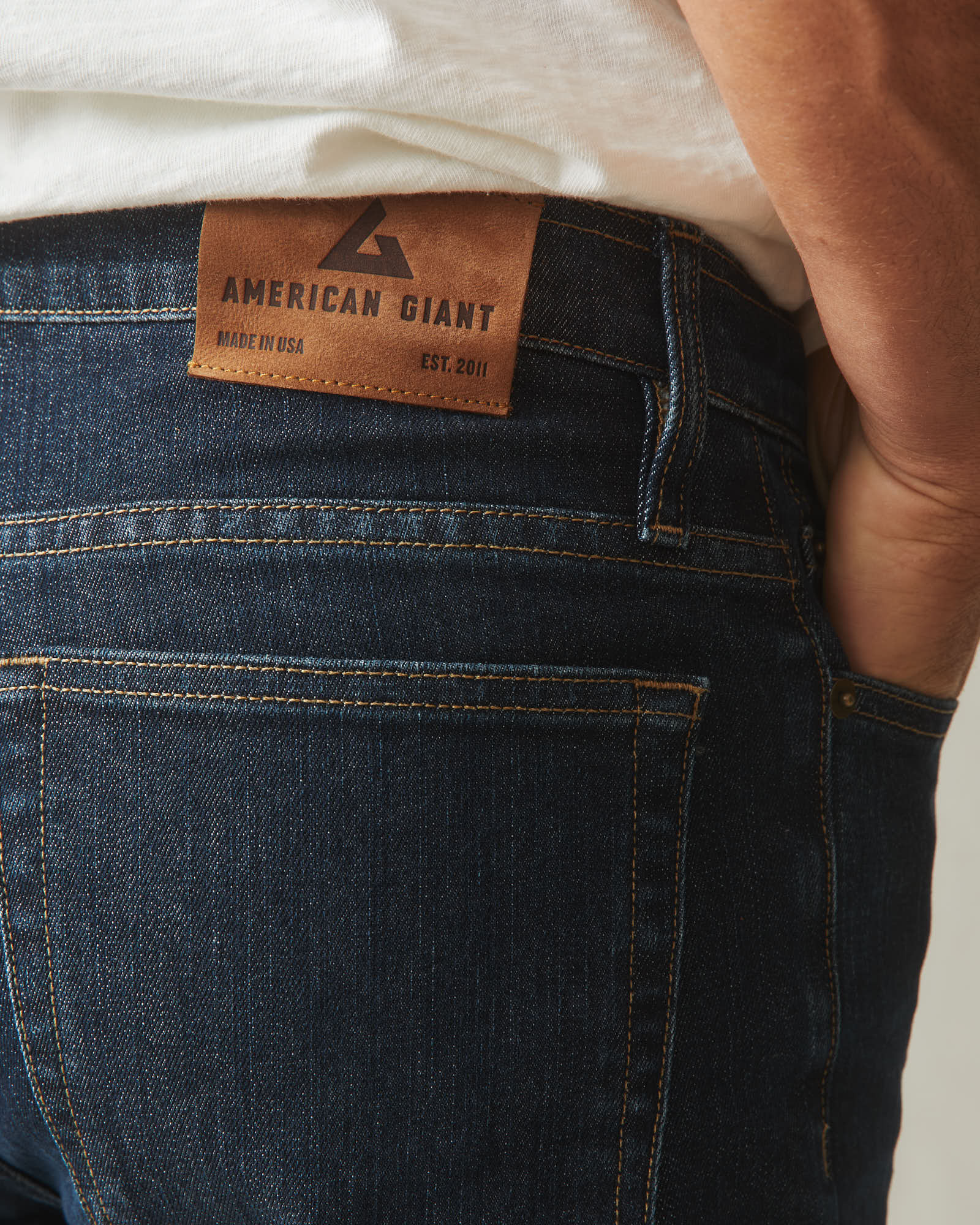 Men's Dakota Straight Pant - Rinse Dark Wash - Image 3