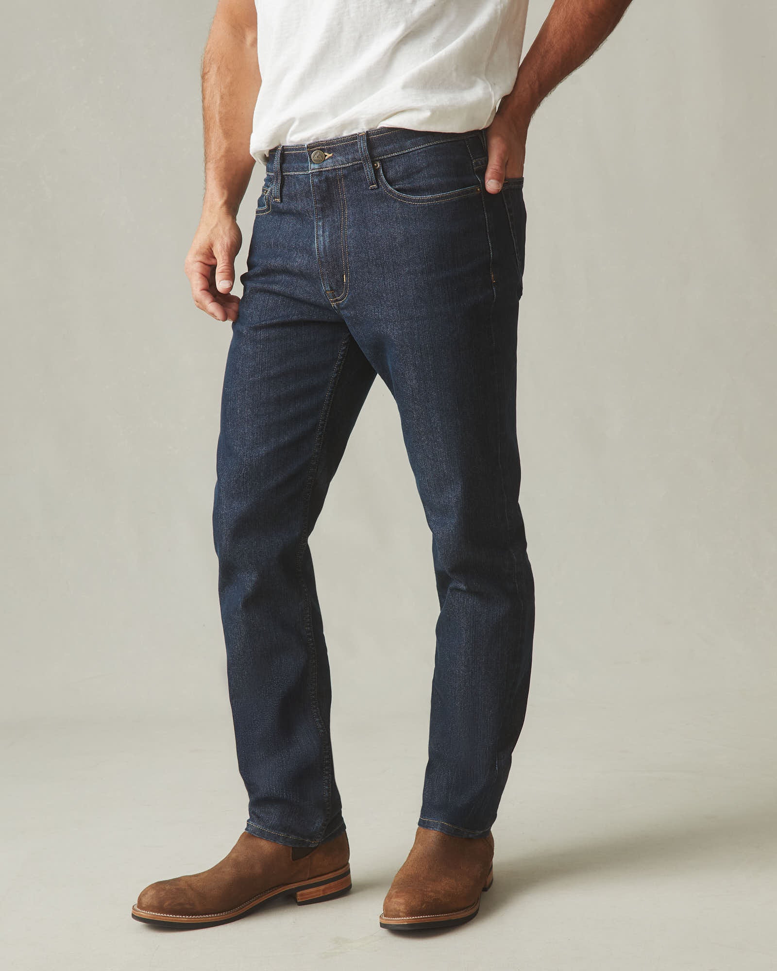 Men's Dakota Straight Pant - Rinse Dark Wash - Image 4