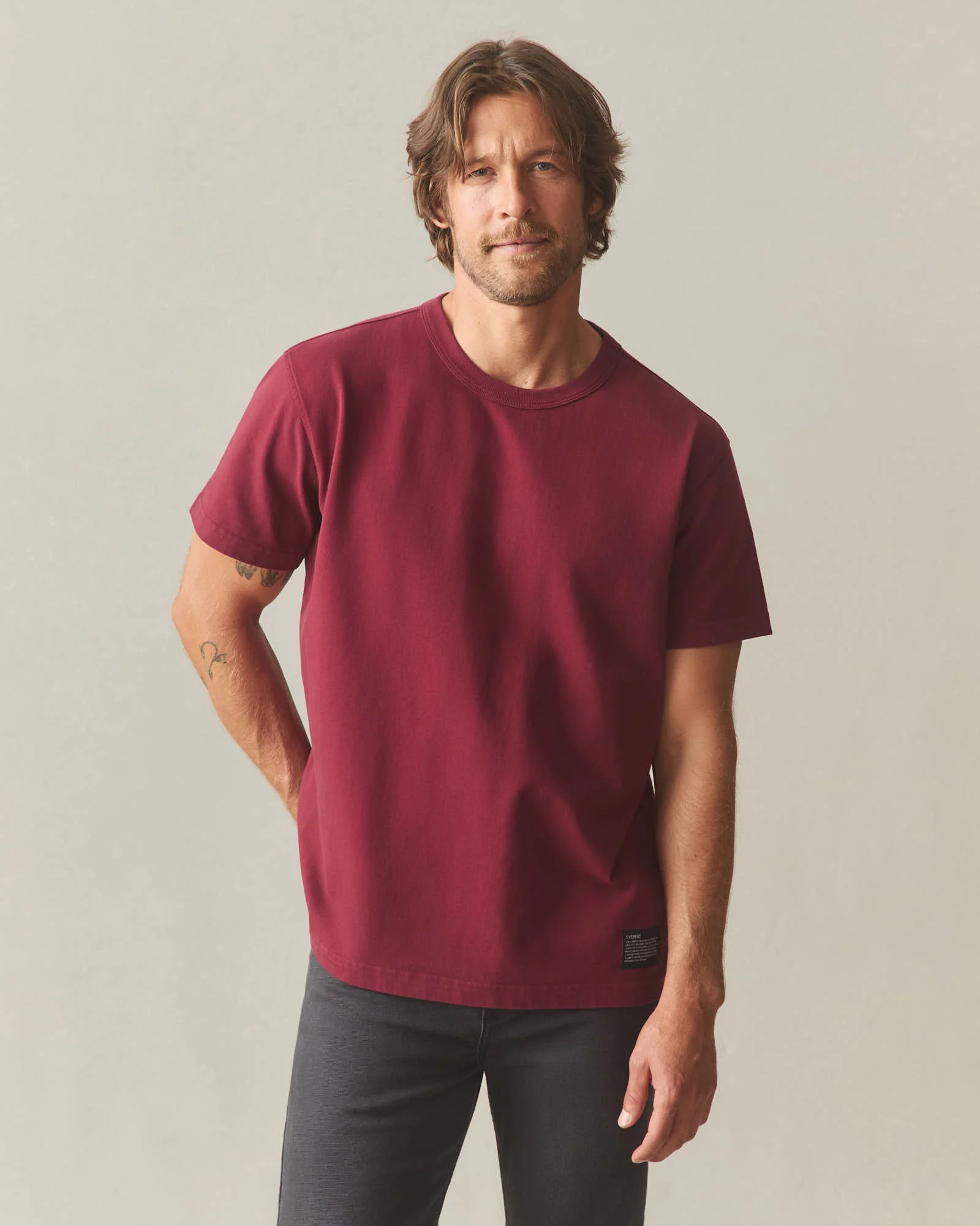 Men's Everest Tee - Bonfire Red - Image 2