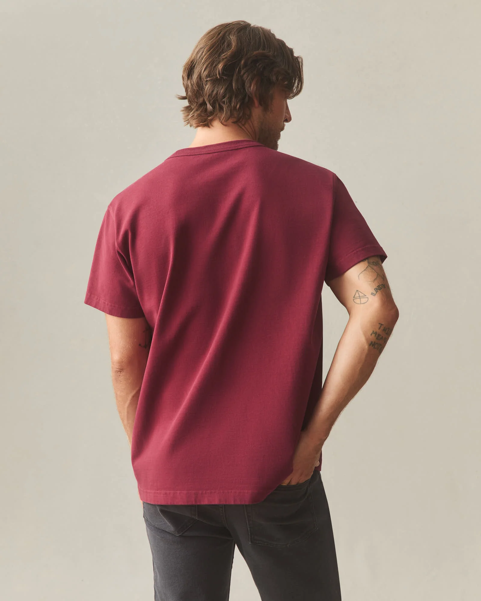 Men's Everest Tee - Bonfire Red - Image 3