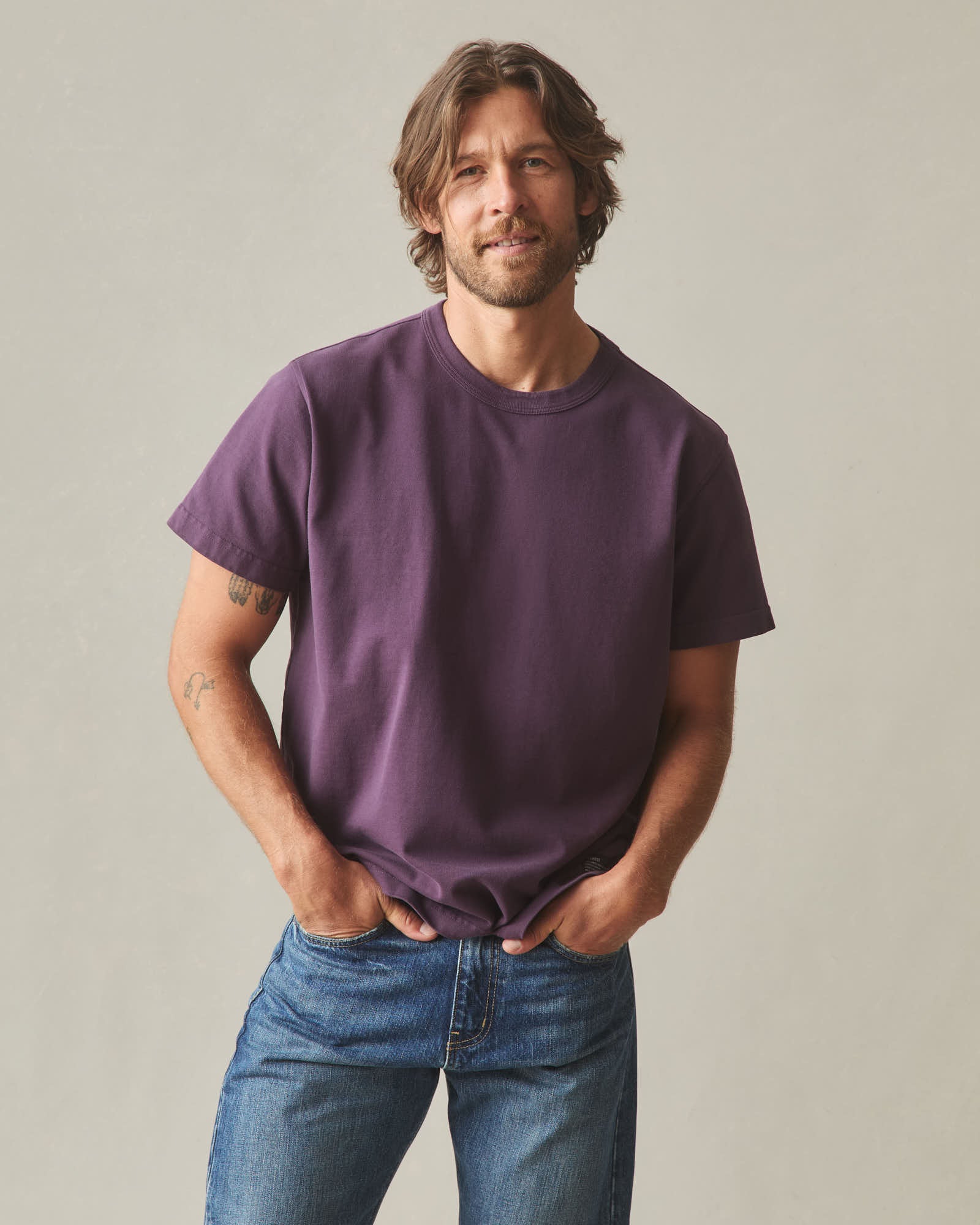 Men's Everest Tee - Grapeseed - Image 2