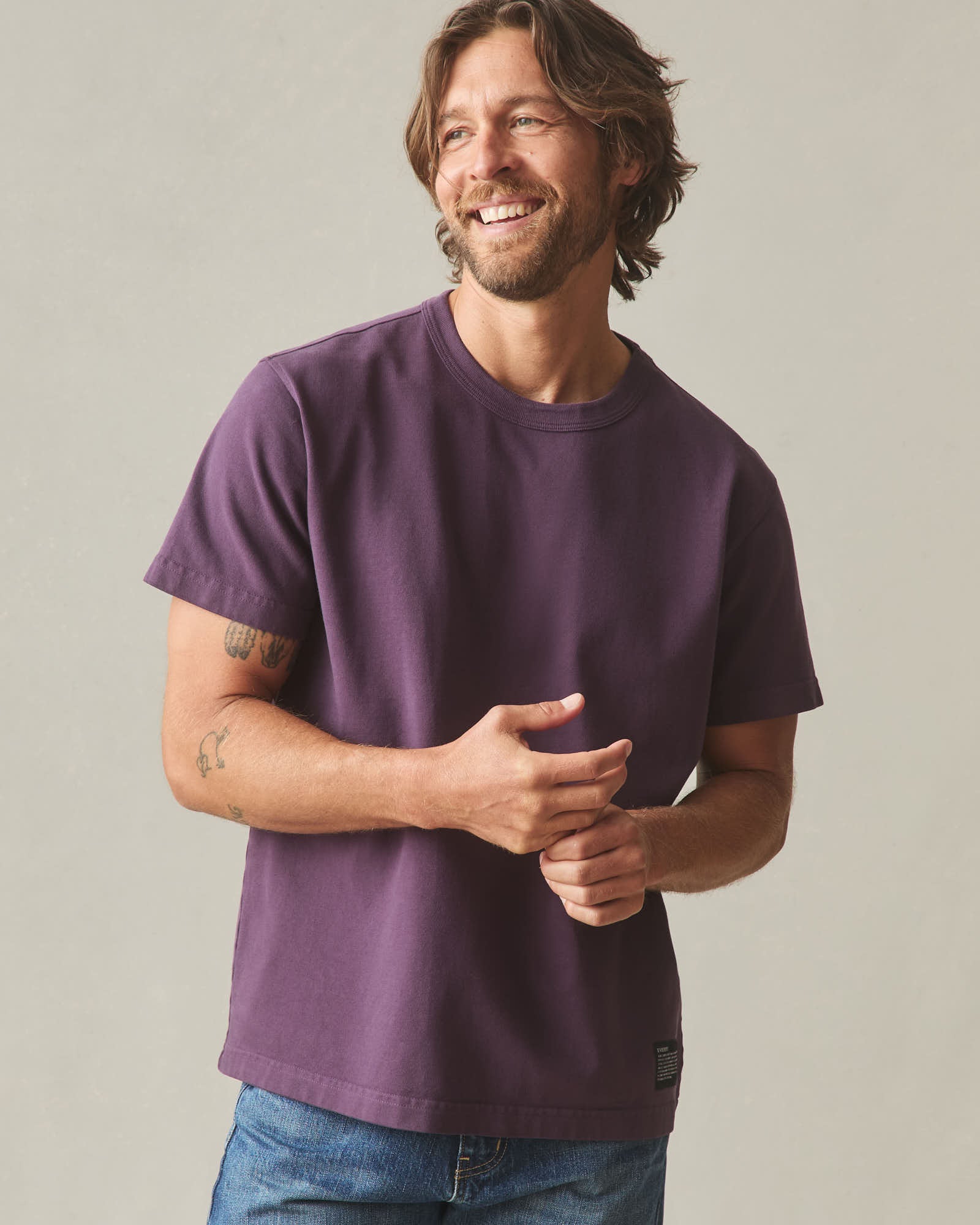 Men's Everest Tee - Grapeseed - Image 3