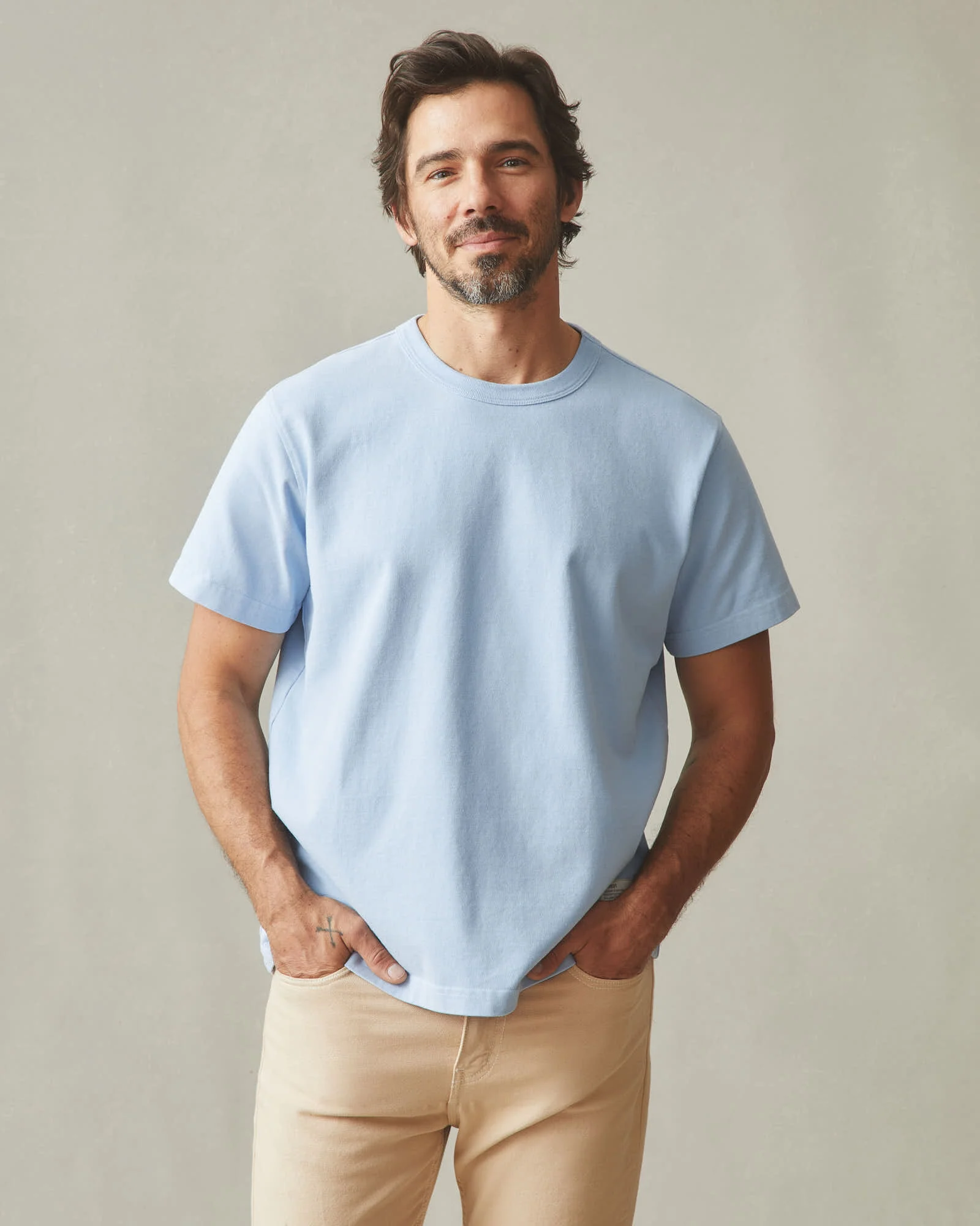 Men's Everest Tee - Powder Blue - Image 2
