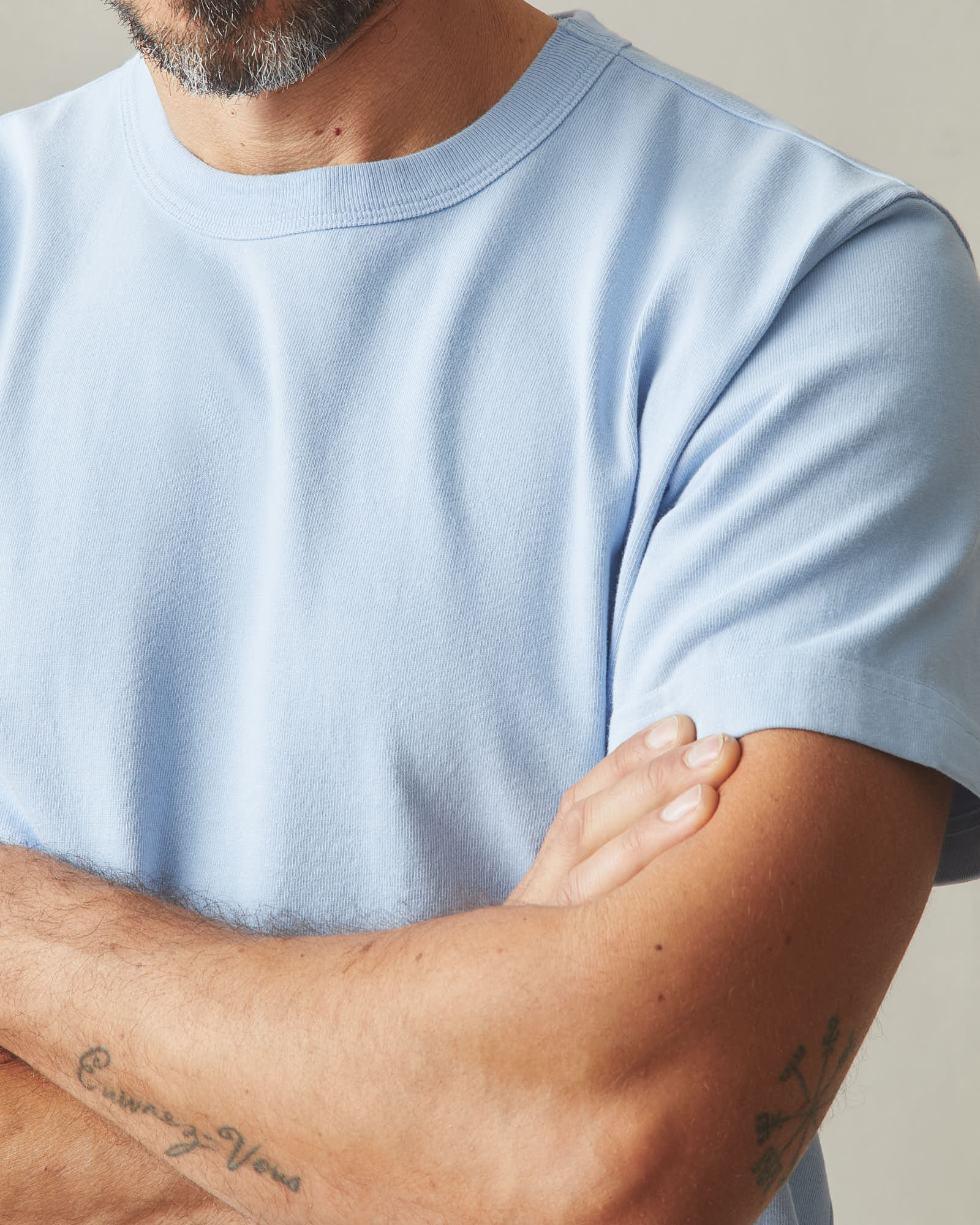 Men's Everest Tee - Powder Blue - Image 3