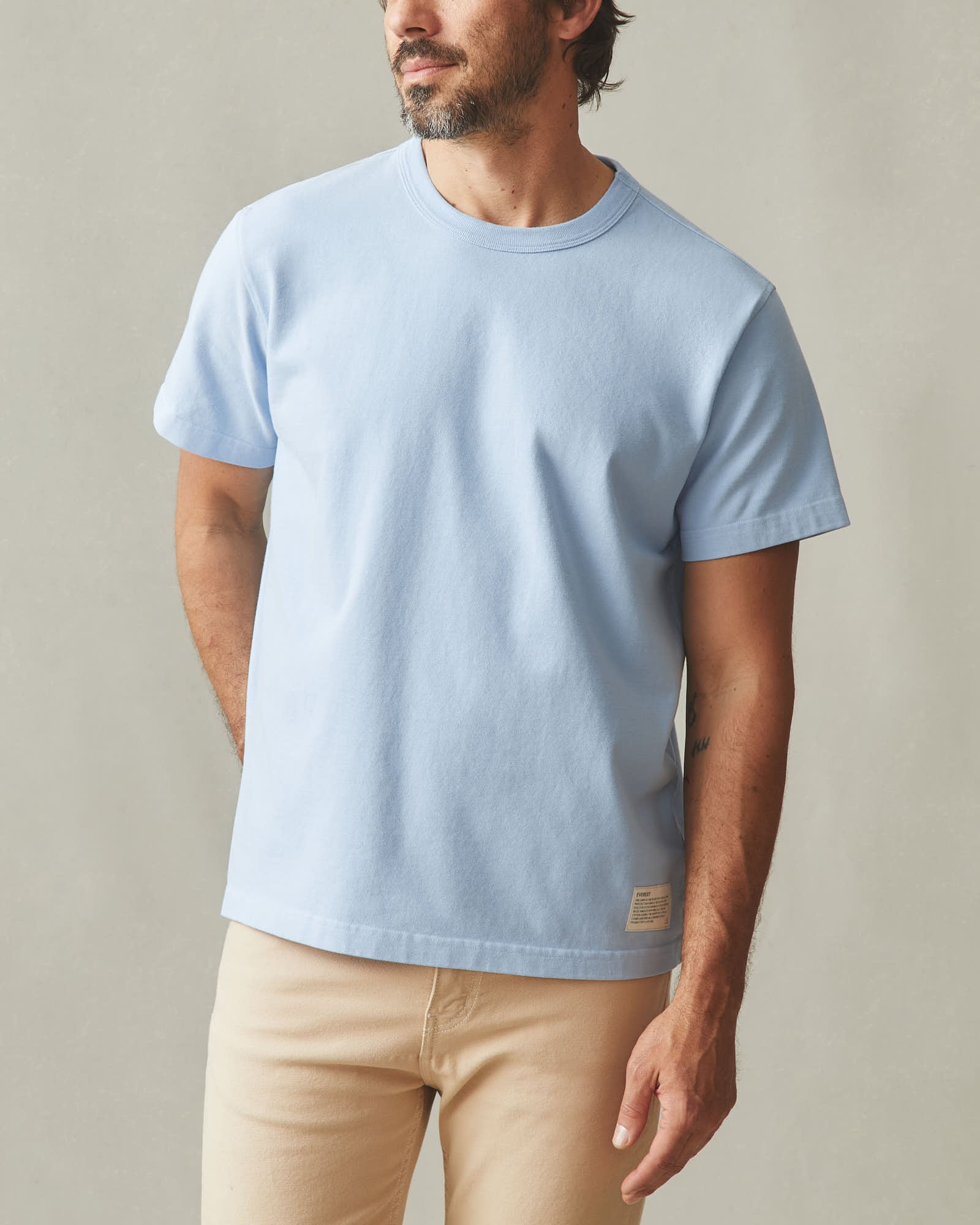 Men's Everest Tee - Powder Blue - Image 5