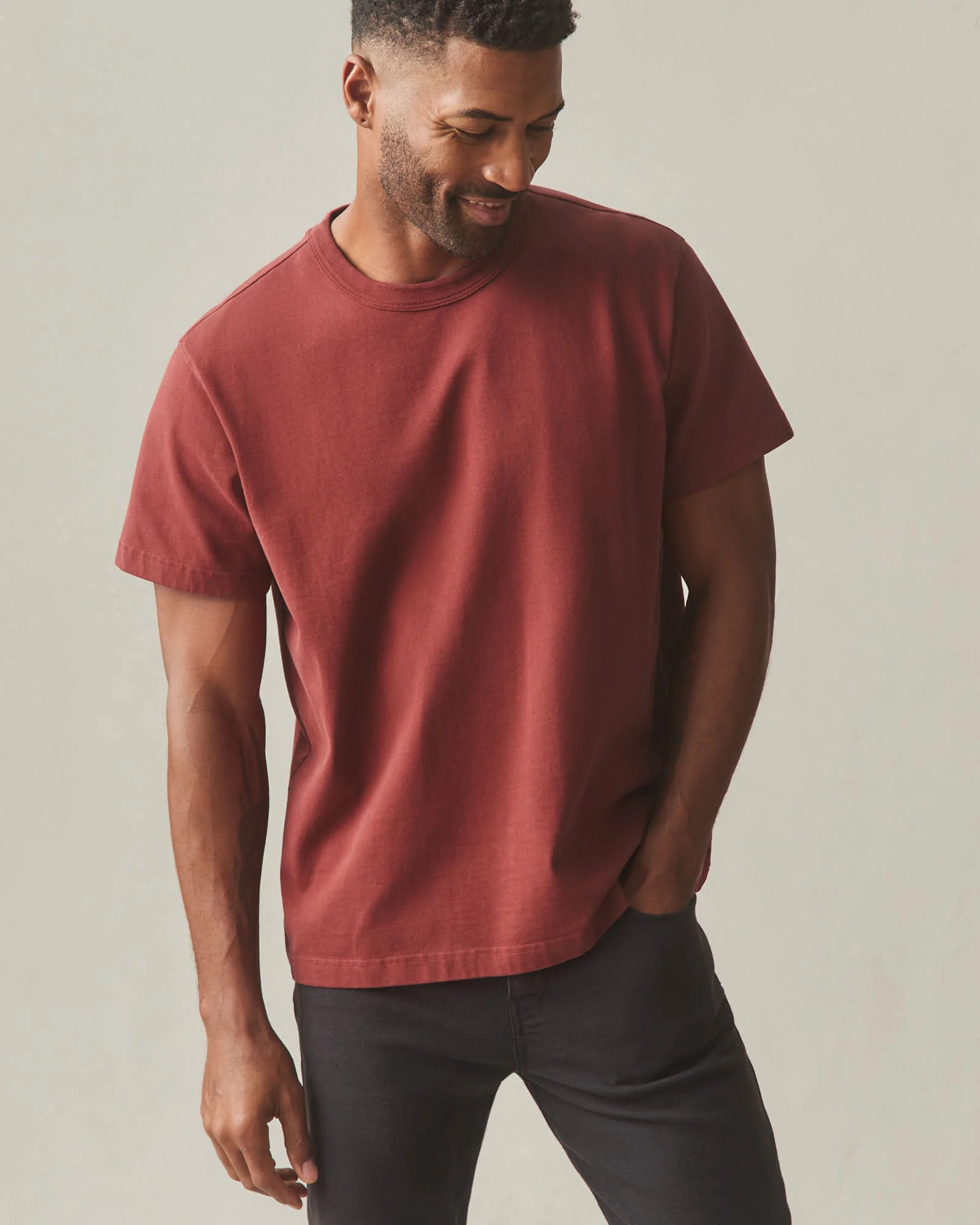 Men's Everest Tee - Russet Brown - Image 3