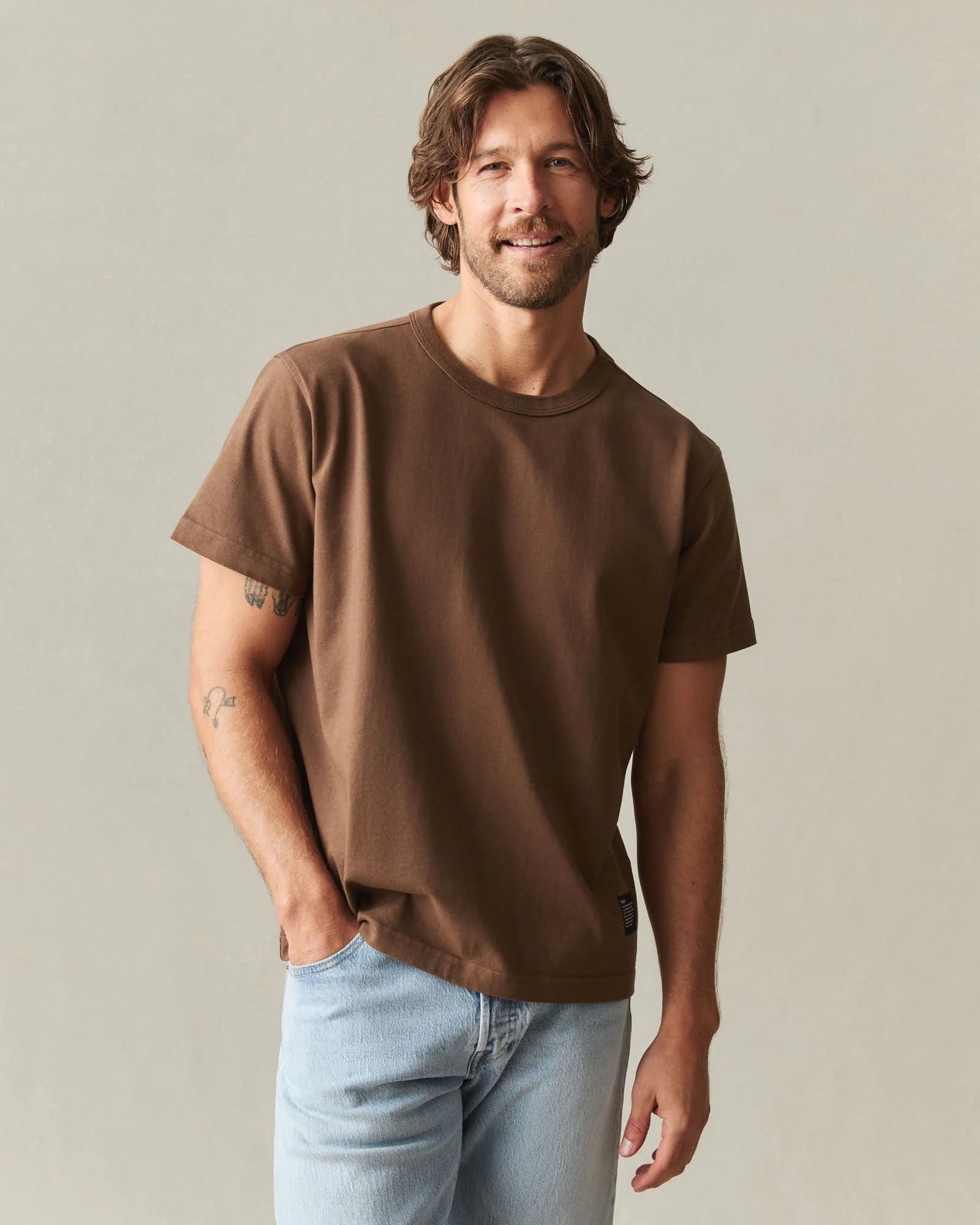Men's Everest Tee - Tiramisu - Image 2