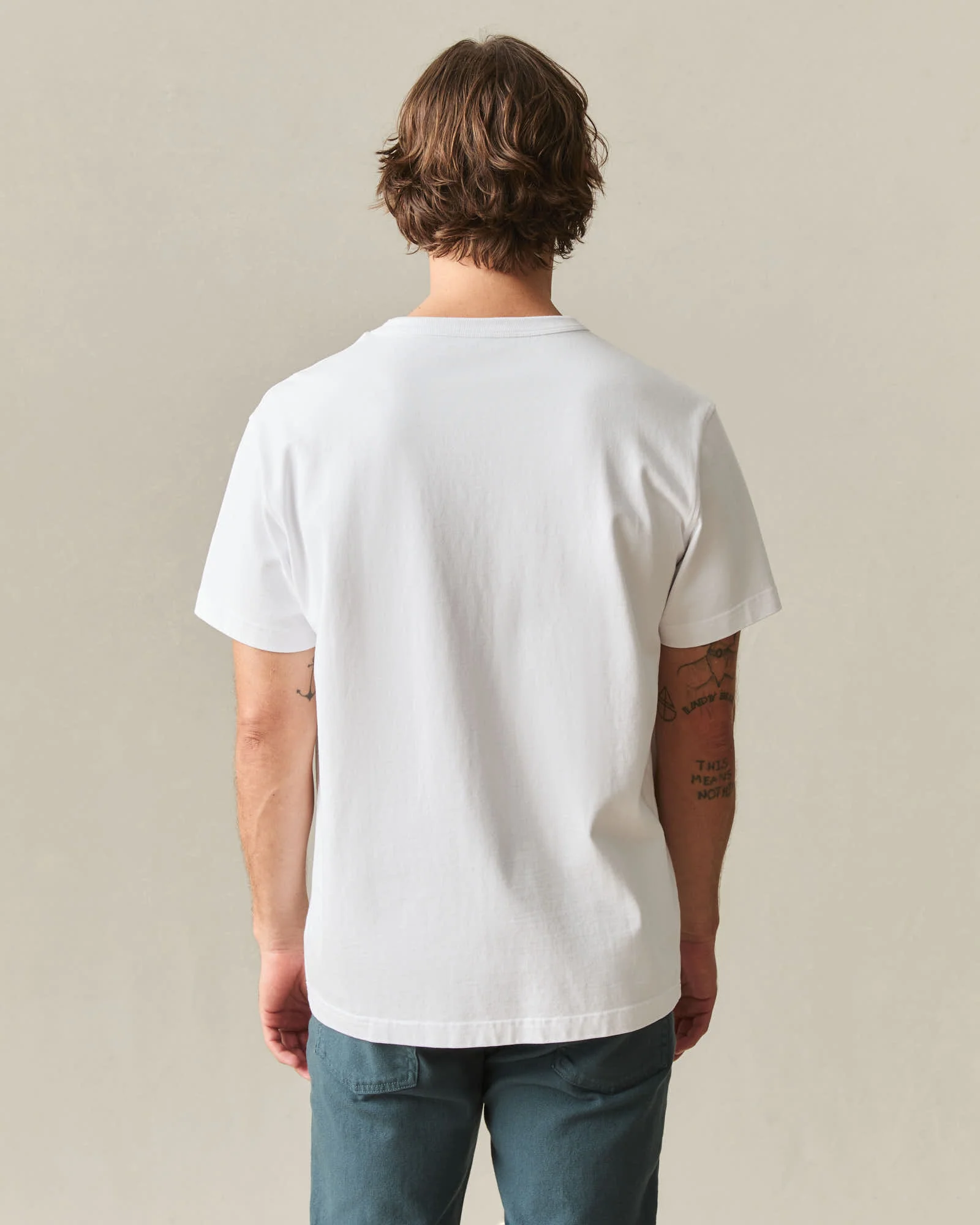 Men's Everest Tee - White - Image 3