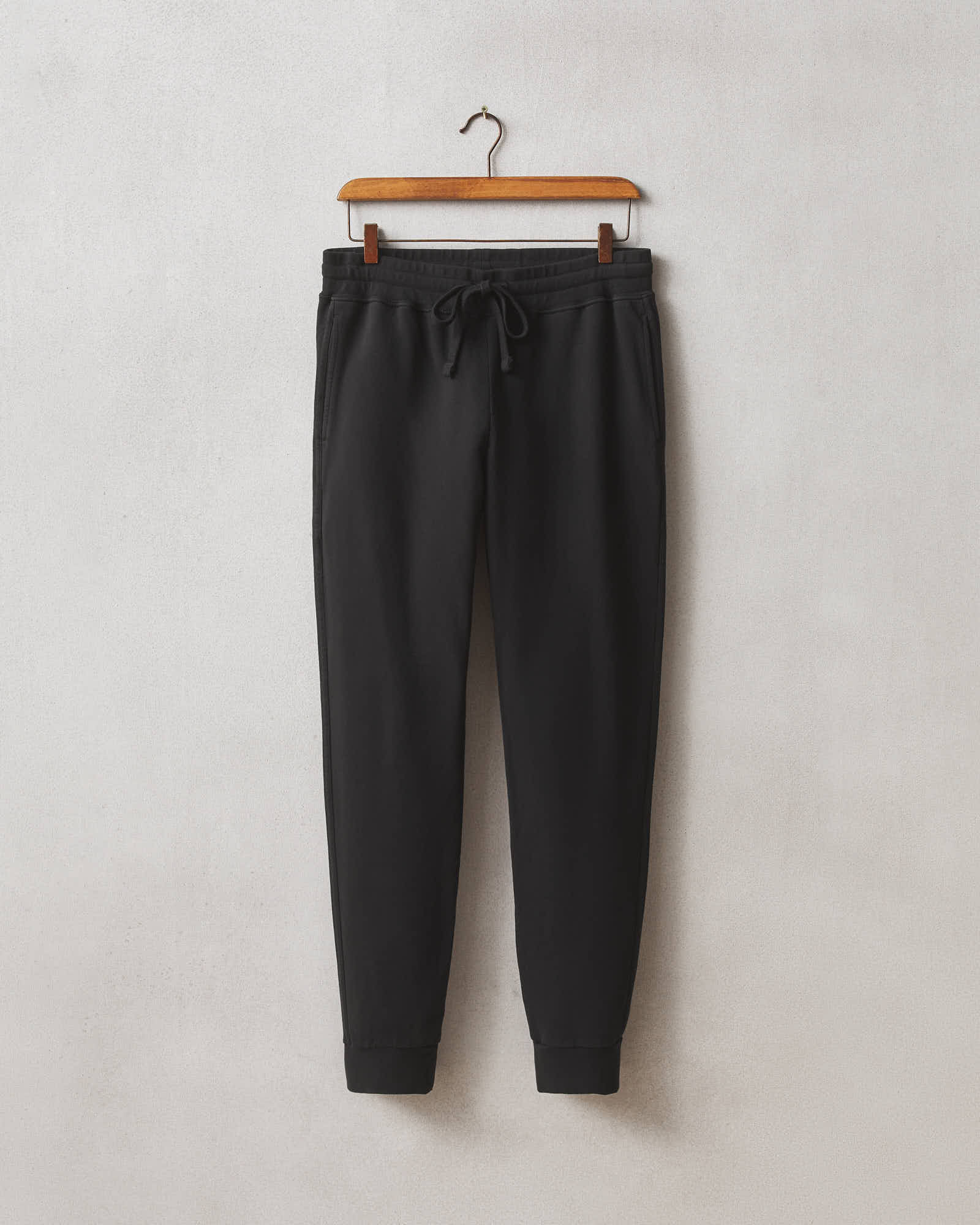 Men's French Terry Jogger - Black - Image 5