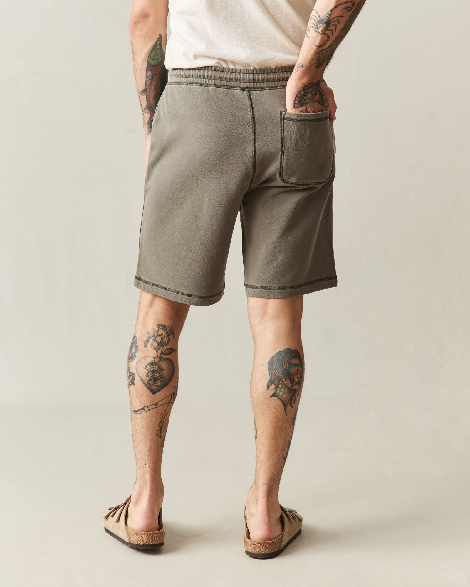 Men's Vintage Sweatshort - Vintage Sea Turtle - Image 3