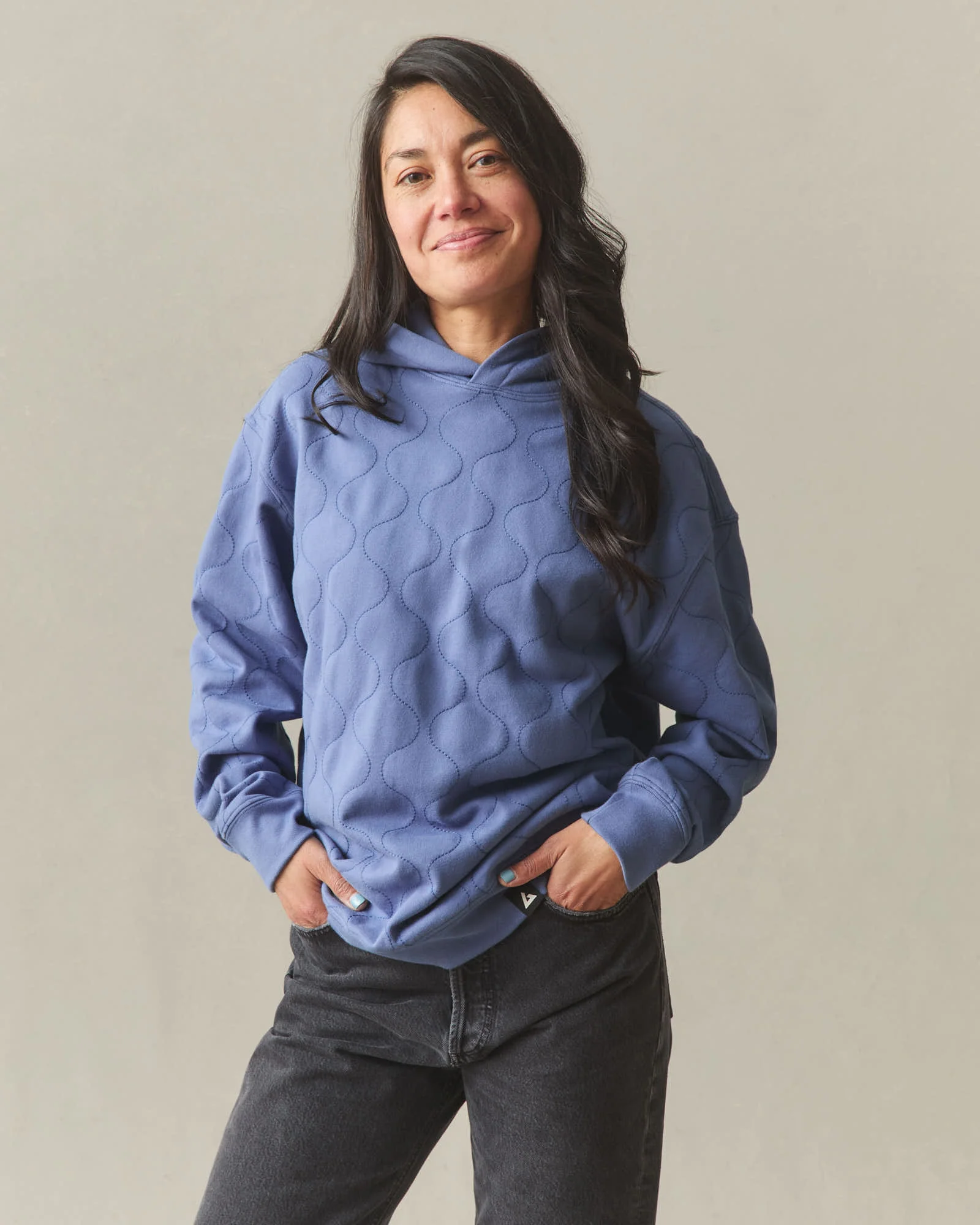 Unisex Heavyweight Onion Stitch Pullover - Coastal Fjord - Image 3