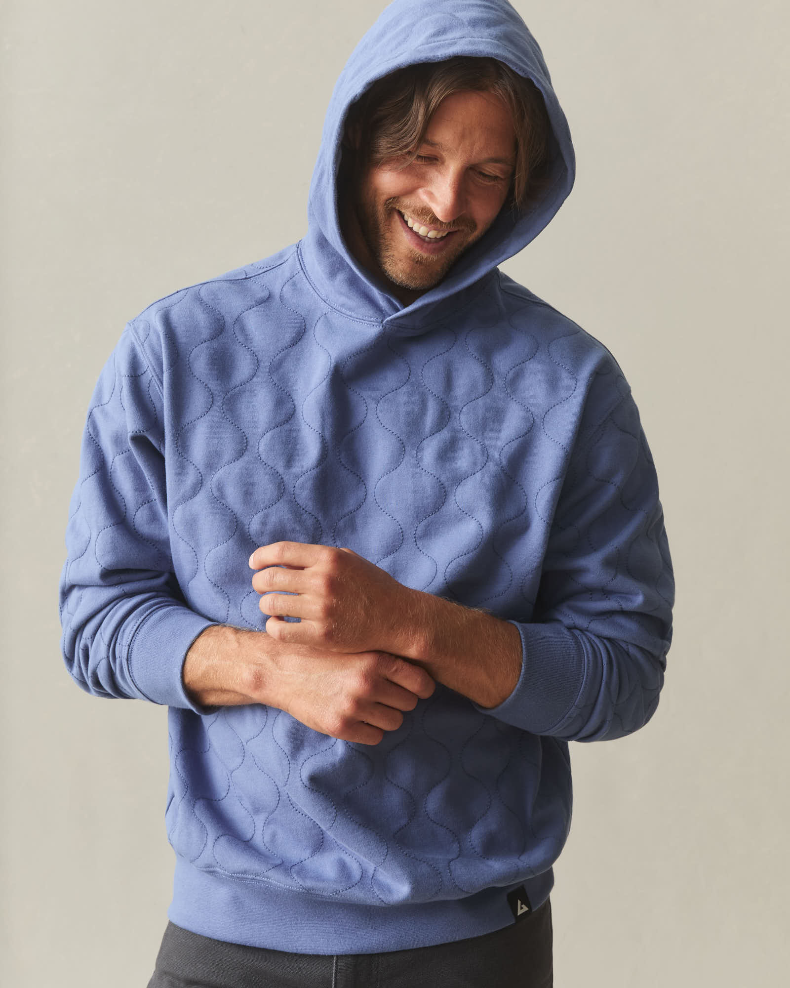 Unisex Heavyweight Onion Stitch Pullover - Coastal Fjord - Image 4