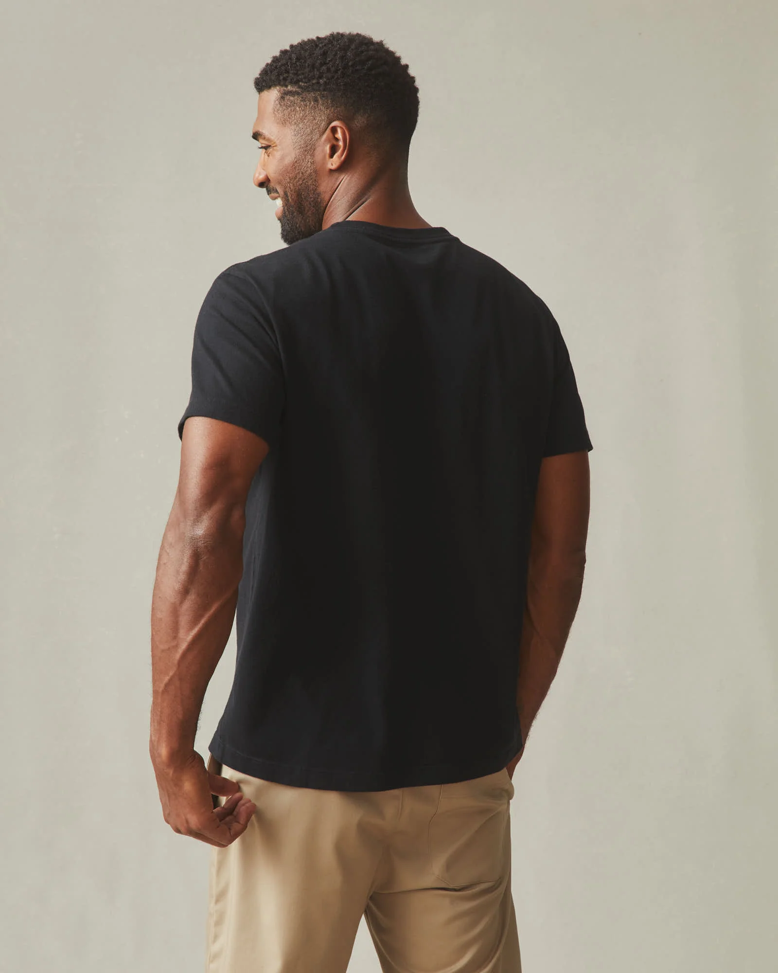 Men's Pocket Tee - Black - Image 4