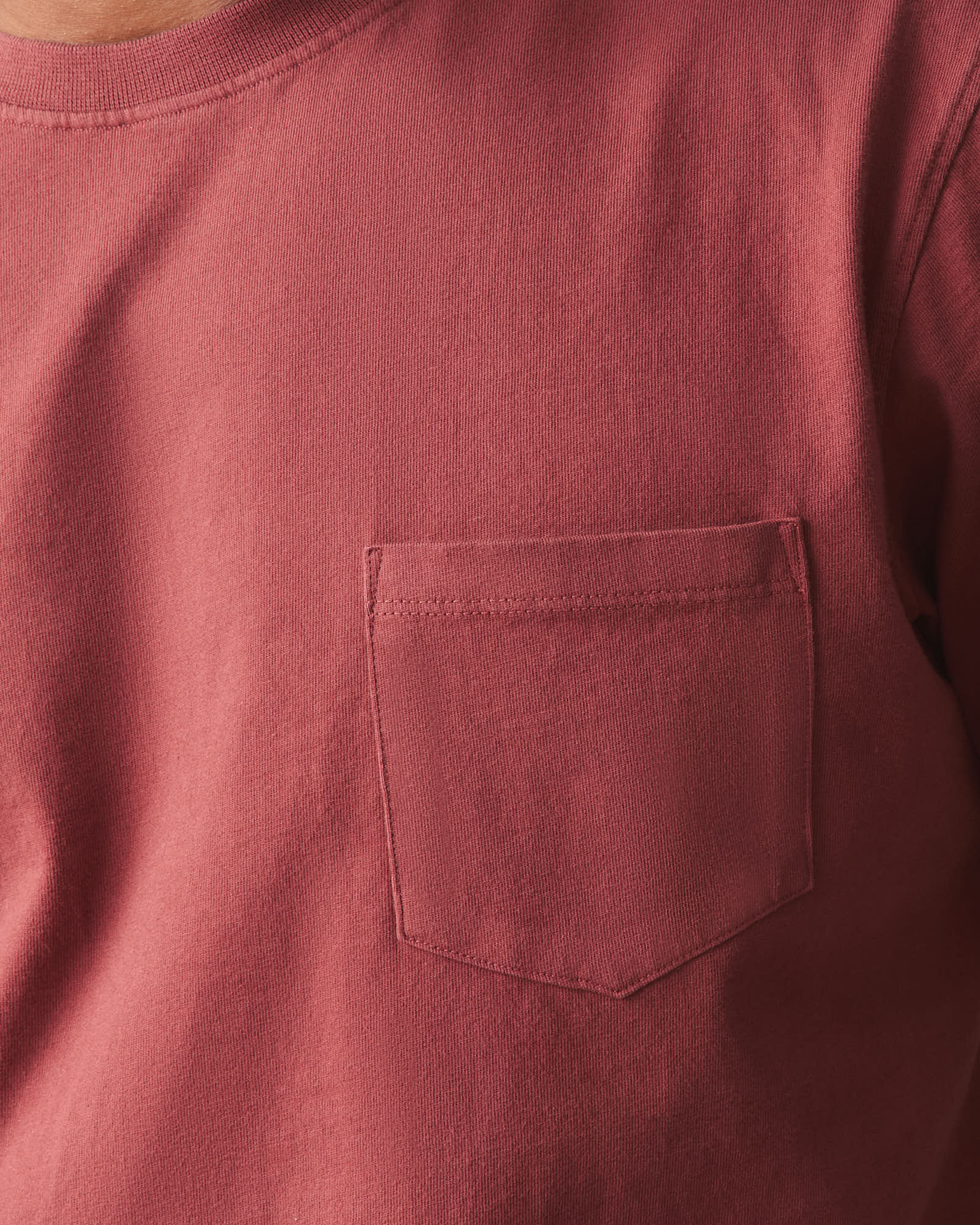 Men's Pocket Tee - Spiced Apple - Image 3