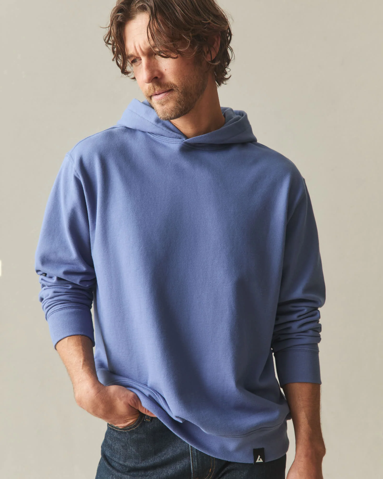 Unisex Heavyweight Pullover - Coastal Fjord - Image 2