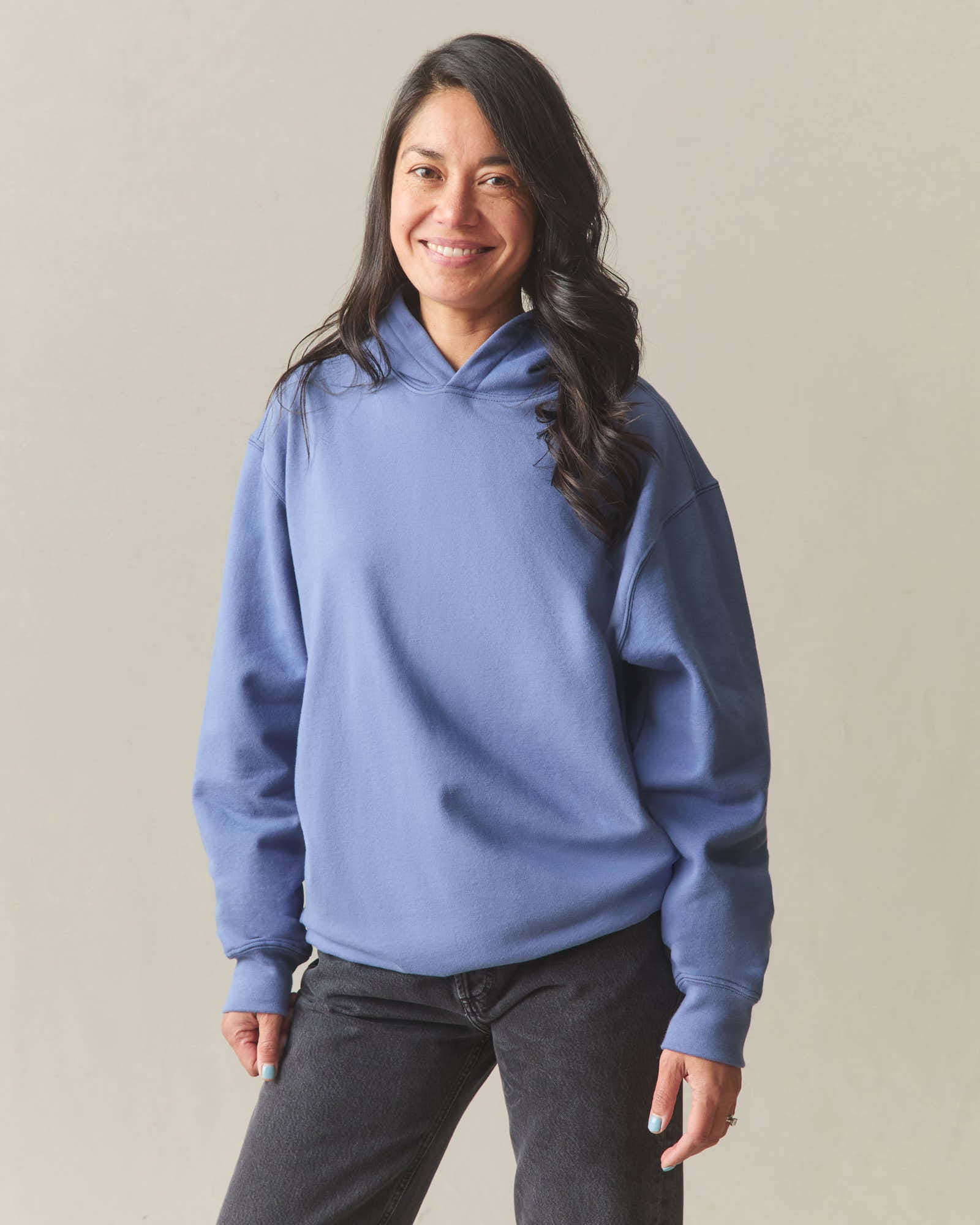 Unisex Heavyweight Pullover - Coastal Fjord - Image 3
