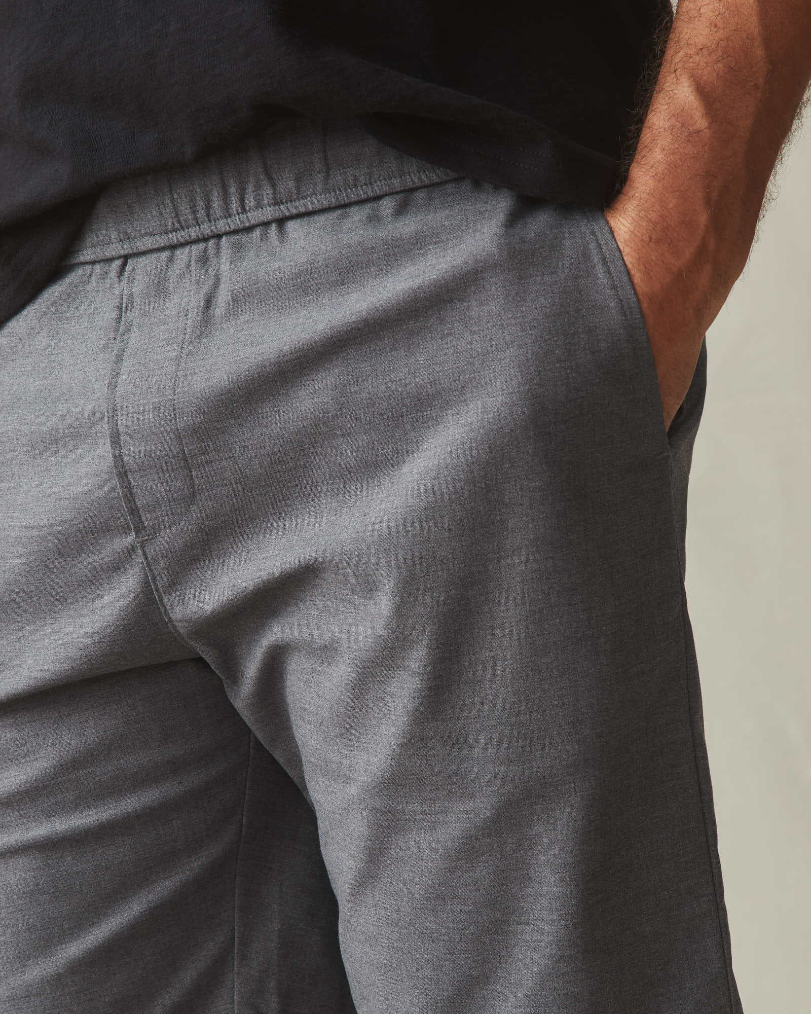 Men's Lightweight Beach Short - Heather Grey - Image 3