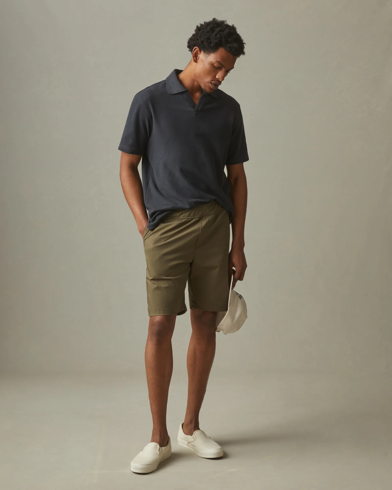 Men's Lightweight Beach Short - Moss - Image 4