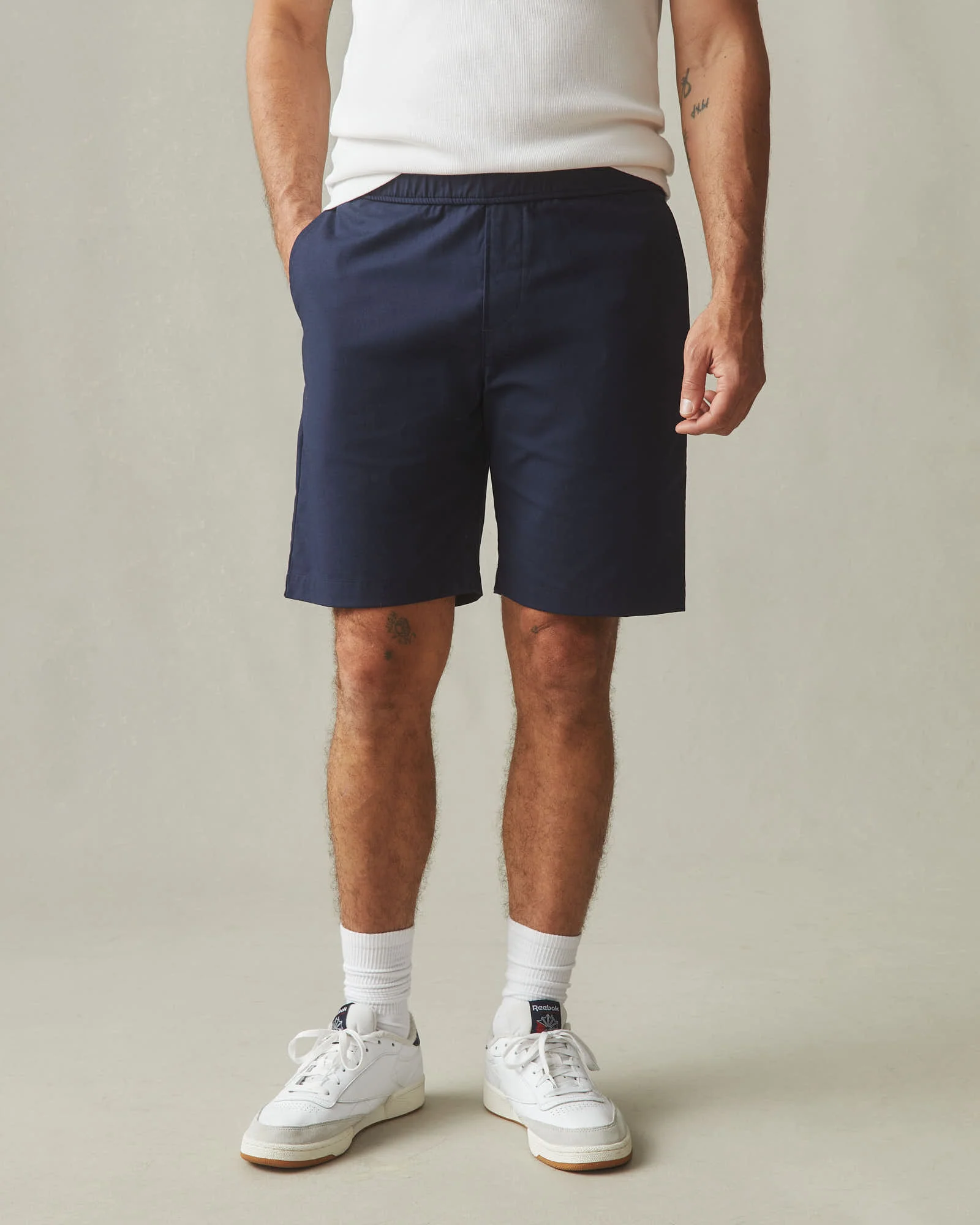 Men’s Lightweight Beach Short - Navy - Image 2