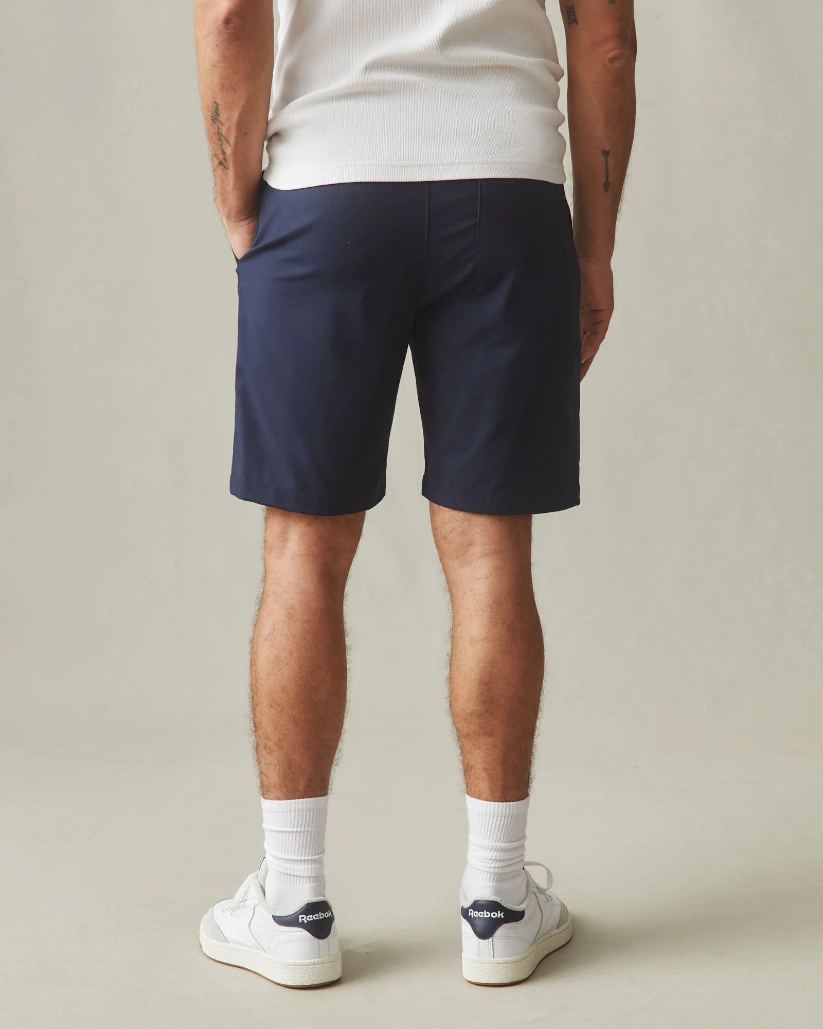 Men’s Lightweight Beach Short - Navy - Image 3