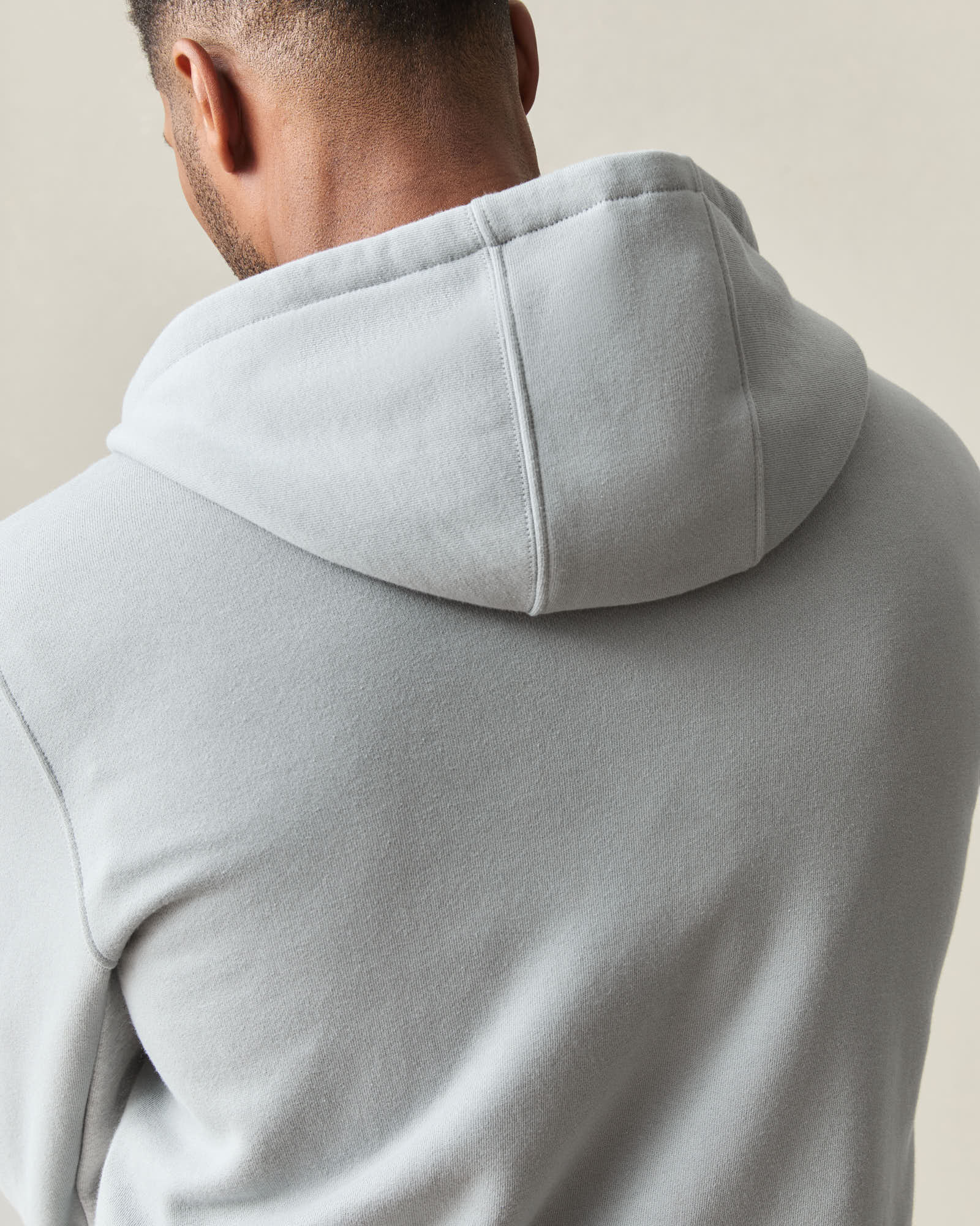 Men's Raglan Colorblock Midweight Full Zip - Athletic Heather Monument - Image 7